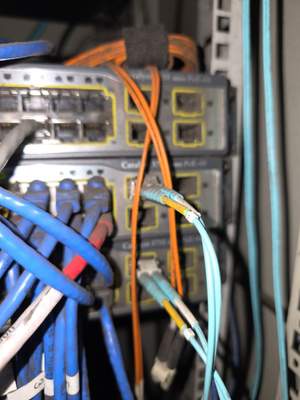 Structured cabling installation by CimaSolutions