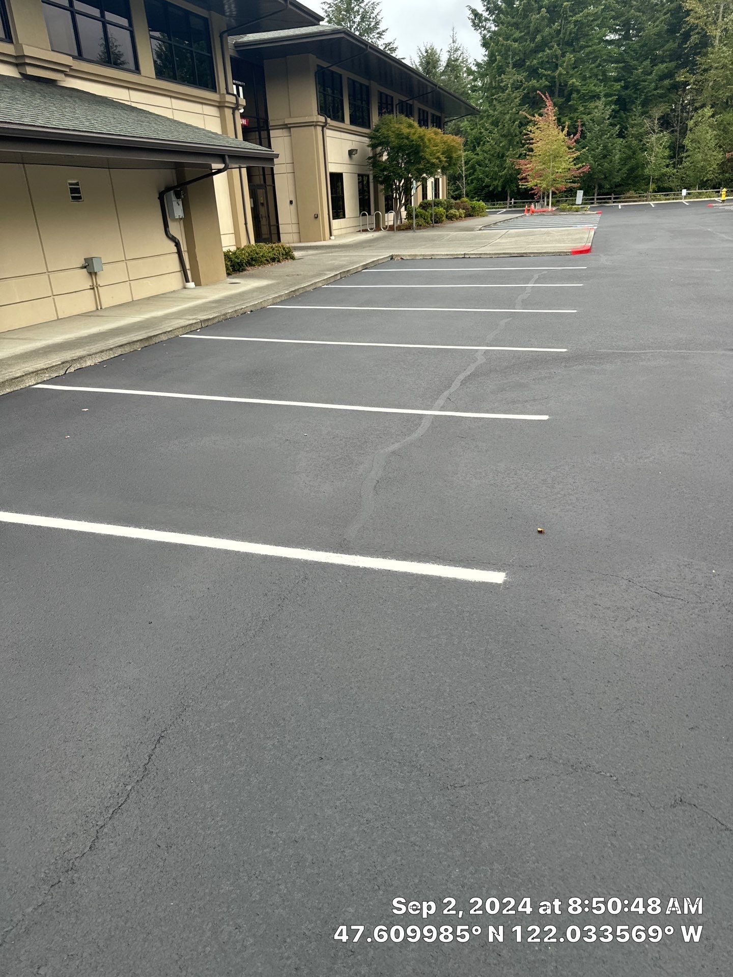 Central Washington University (CWU) Parking Lot Sealcoating & Striping  by Jireh Asphalt & Concrete Inc 