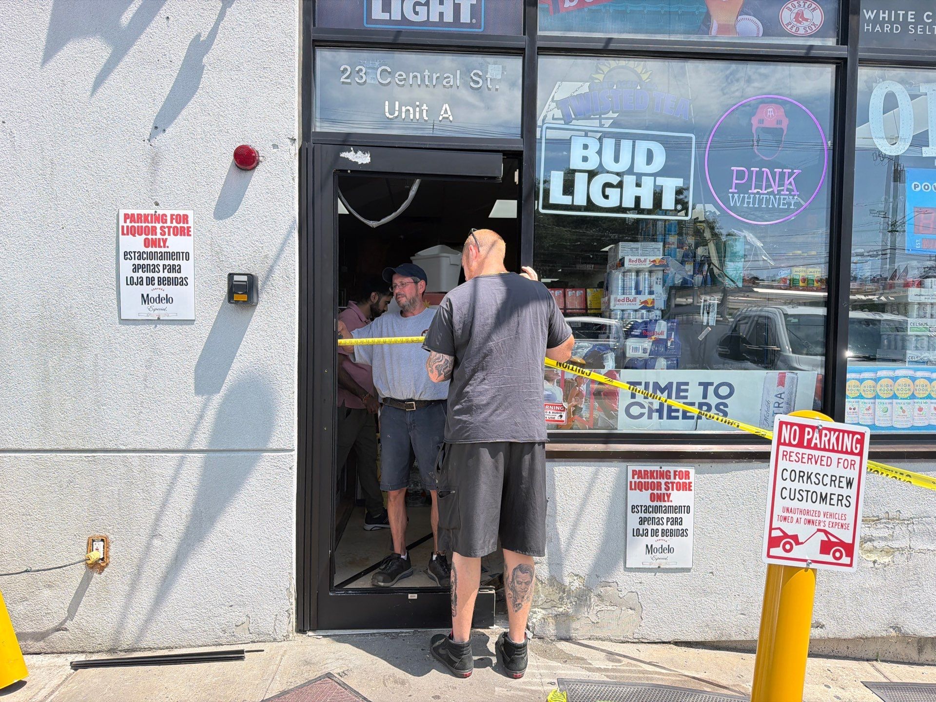 Retail Storefront Emergency Board Up and Door Replacement in Peabody by Boston Board Up