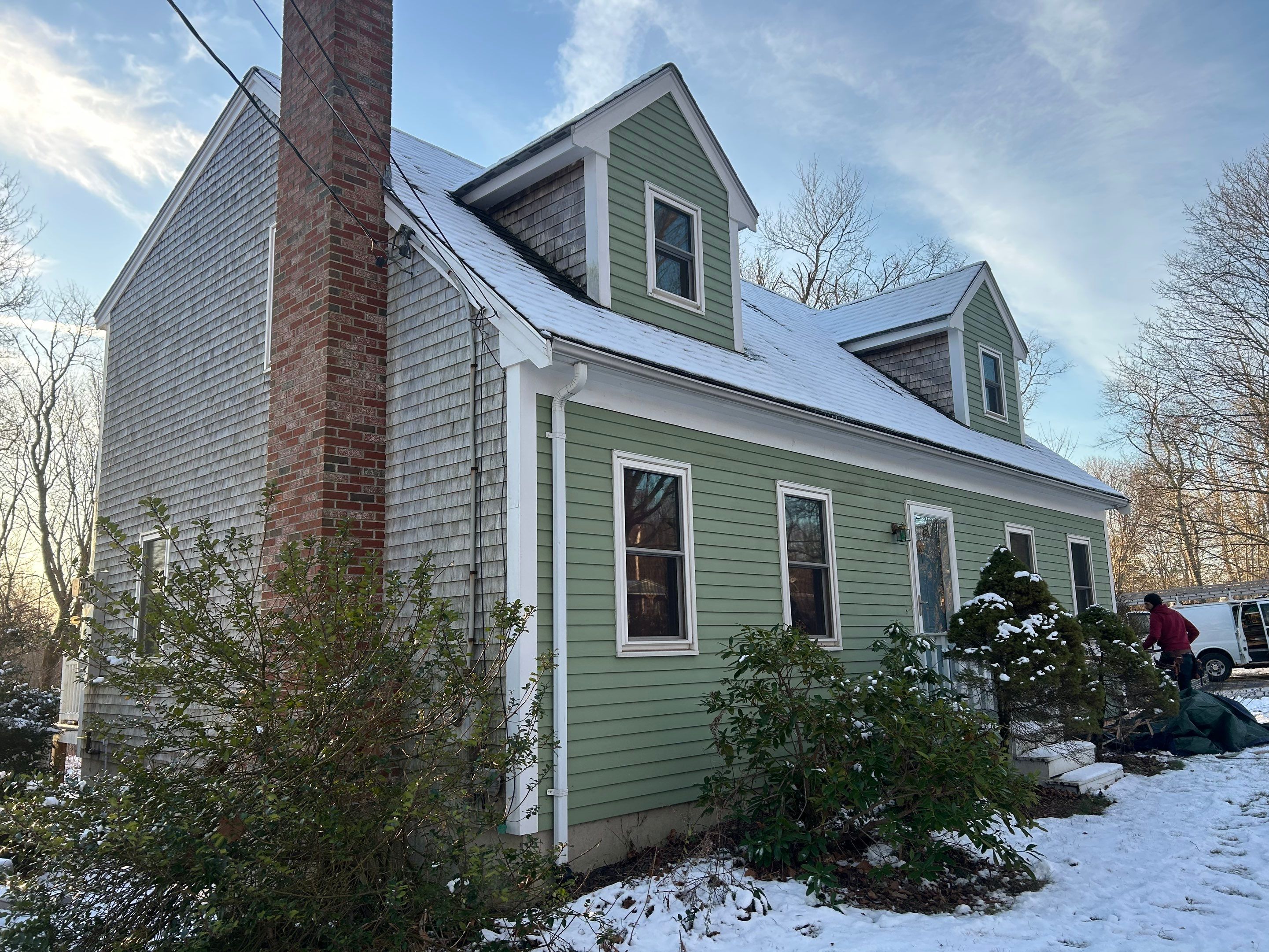 James Hardie siding in Dream Collection color - Dighton, MA by UBrothers Construction