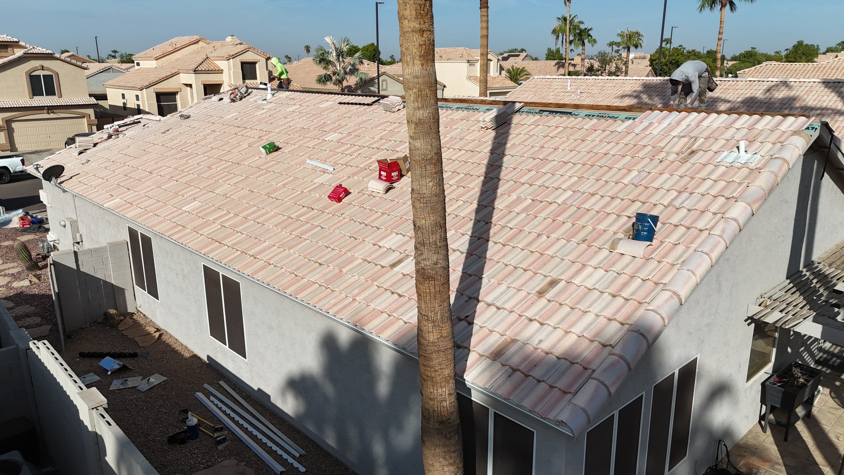 Project in Mesa, AZ by Saint Roofing