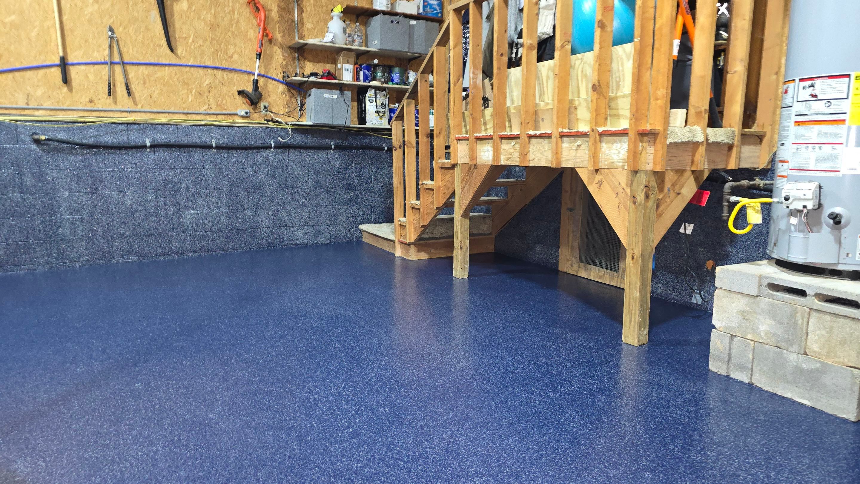 Garage using Navy by Elite Floor Solutions