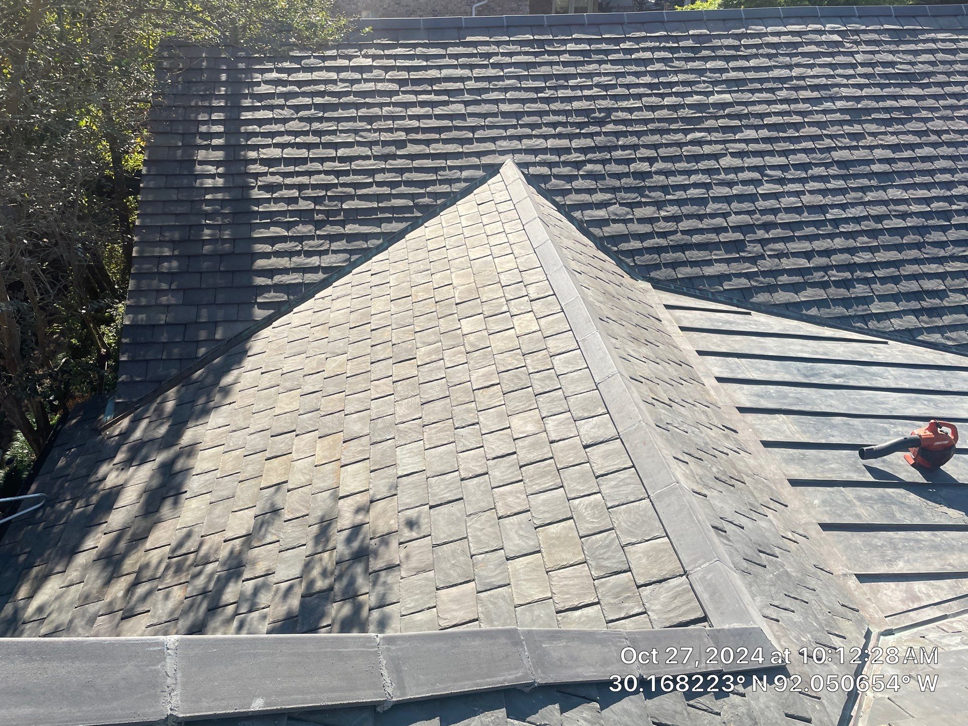 Slate Install on an A Hays Town Home by Ahm Construction LLC