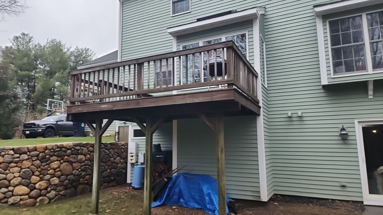 Deck Project in Marlborough MA by UBrothers Construction