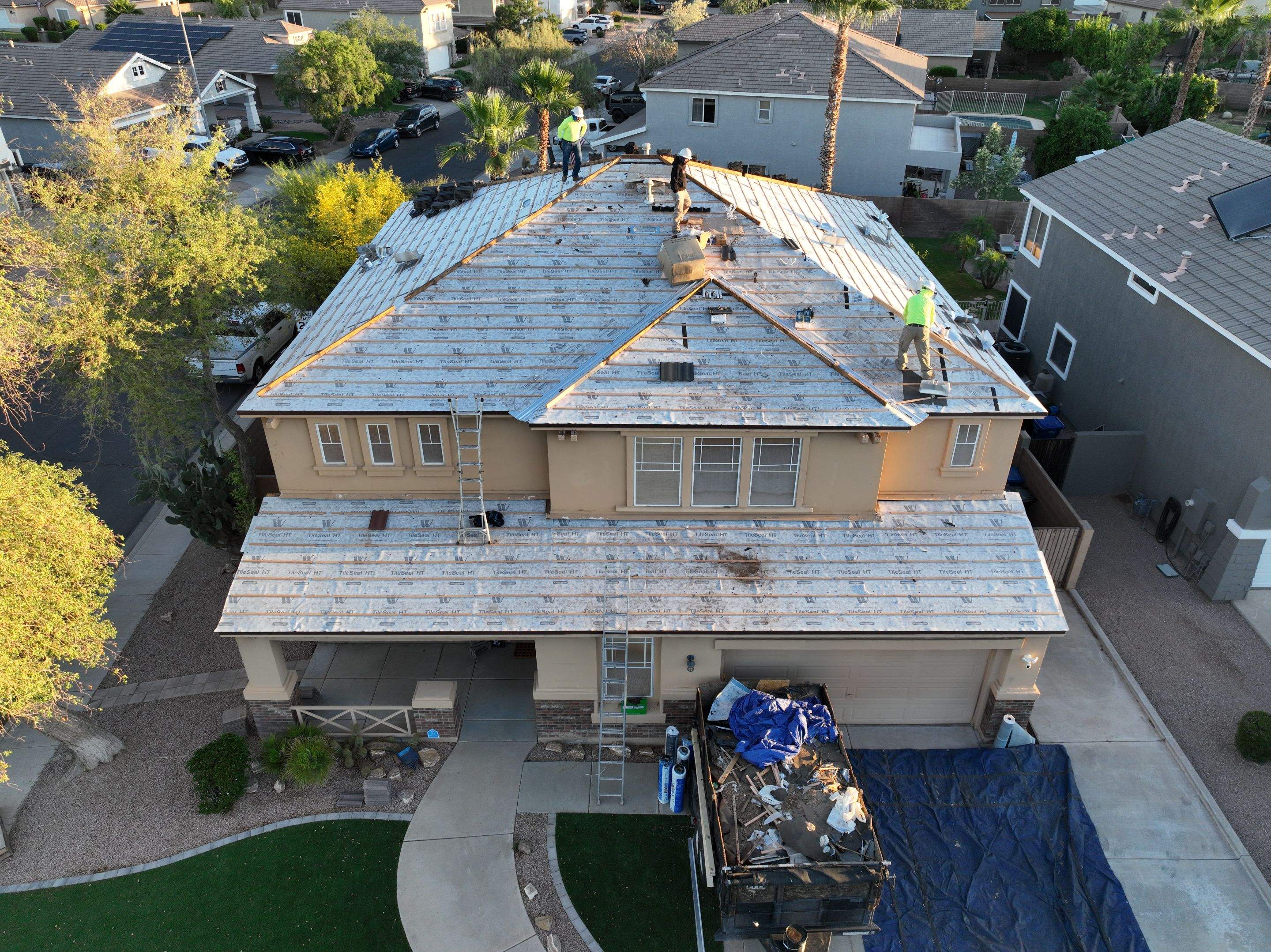 Tile Re-roof  by Mighty Dog Roofing East Valley