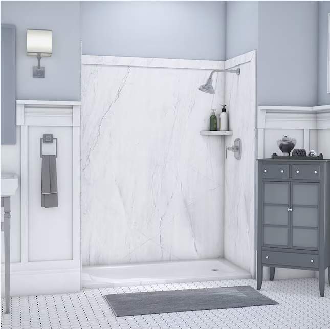 Studs to Stunning: Bathroom Remodel with FlexStone by McCray's Handyman, Inc.