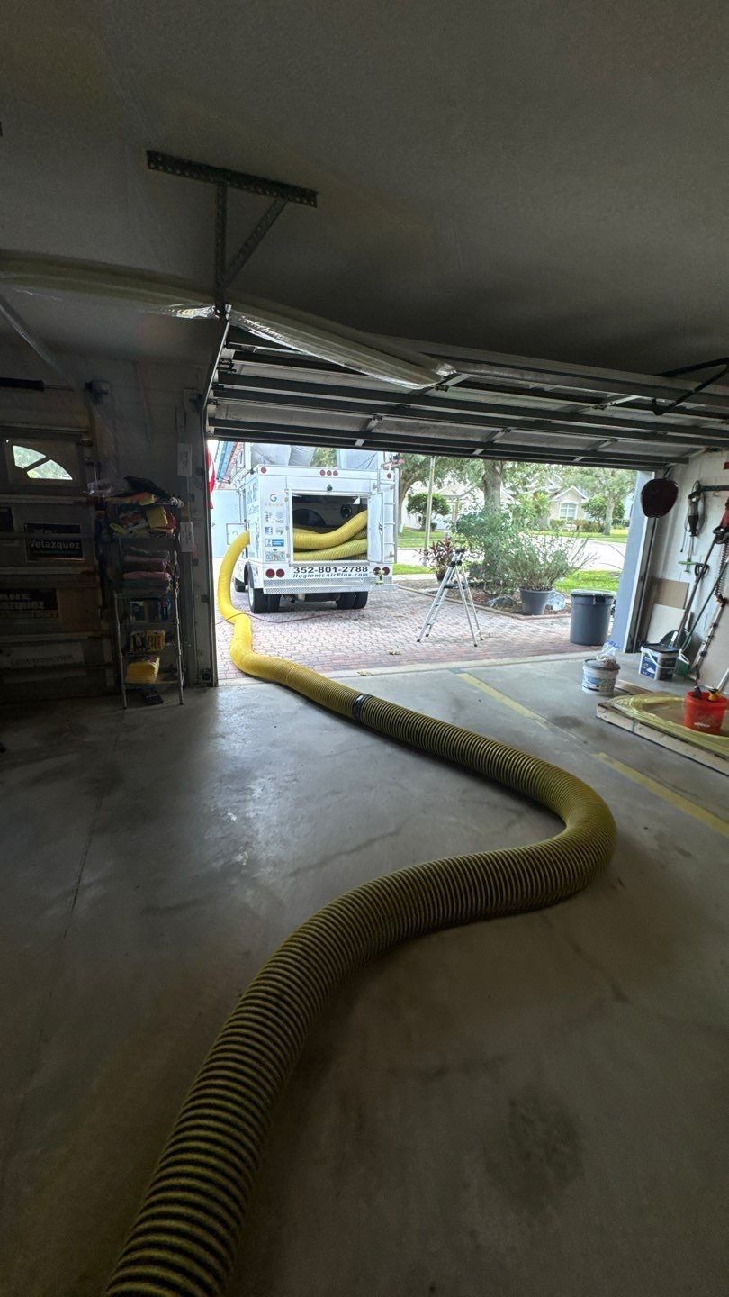 Air duct and Bathroom Exhaust Cleaning in Apopka by Hygienic Air, Inc