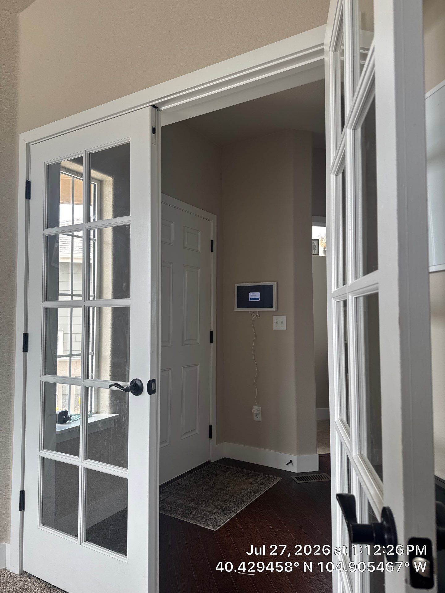 Interior Office Upgrades and French Door Installation in Windsor by CompanyCam Sales Demo