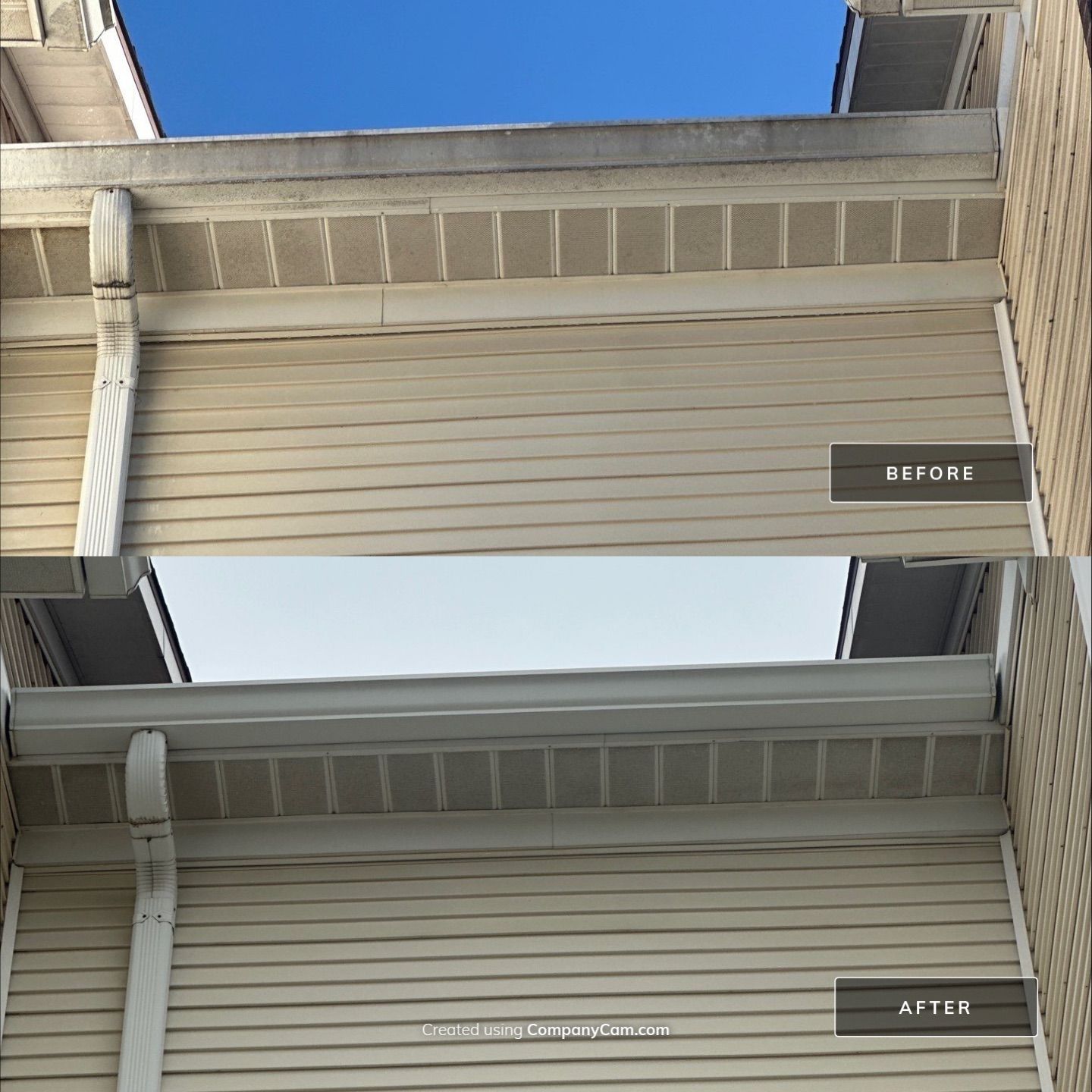 Extended Stay America West Dundee Building Wash by Simmons Power & Soft Washing