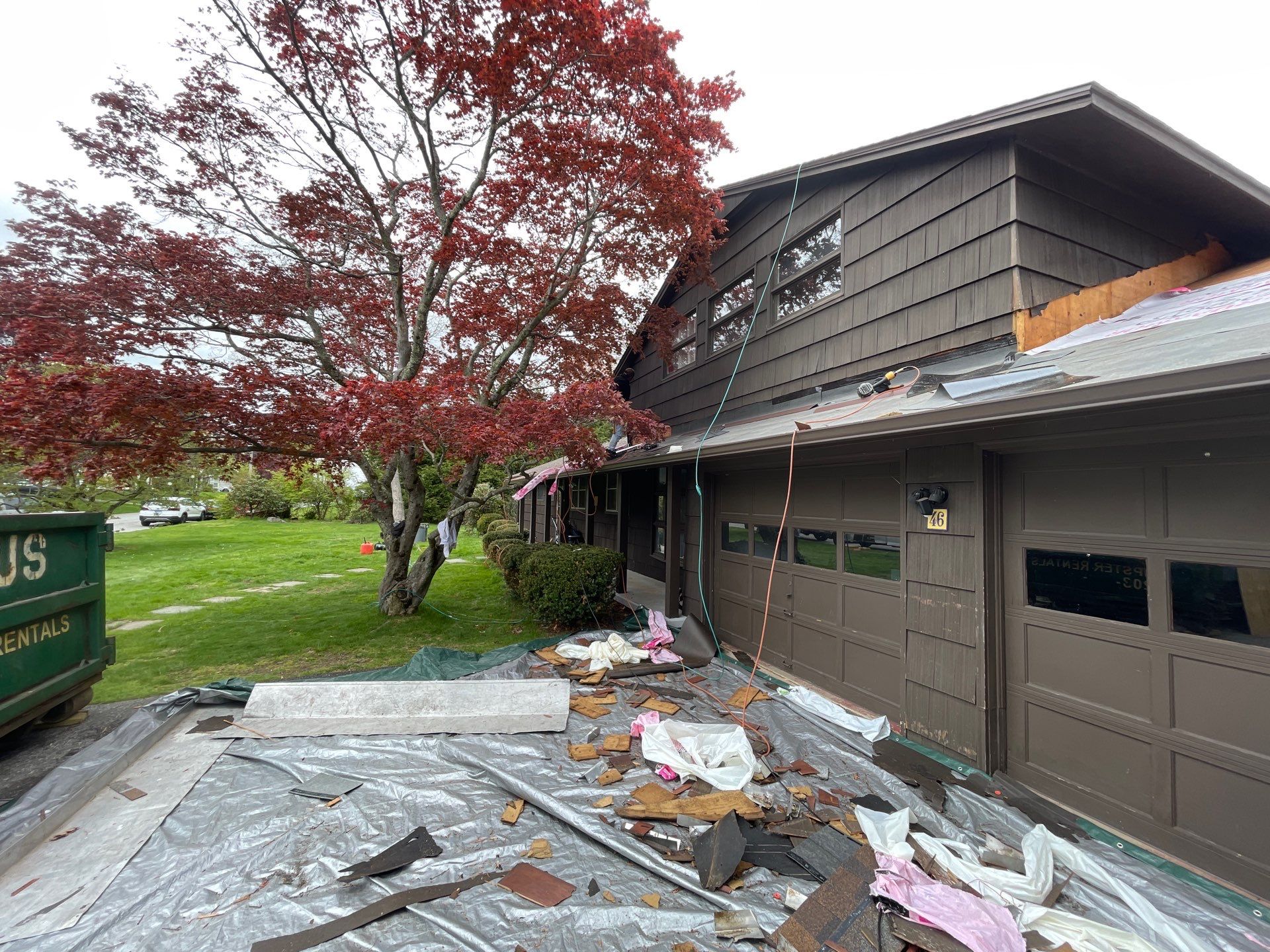 Residential Roof Replacement and Plywood Sheathing Repair in Torrington by A Plus Exterior