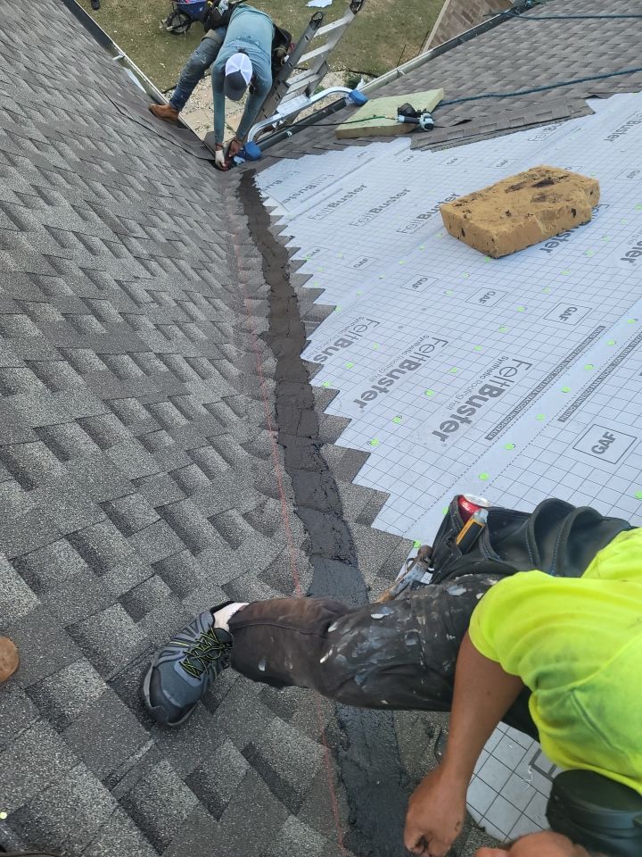 Residential Roofing Installation using Roof Replacement by American Roofing & Construction LLC