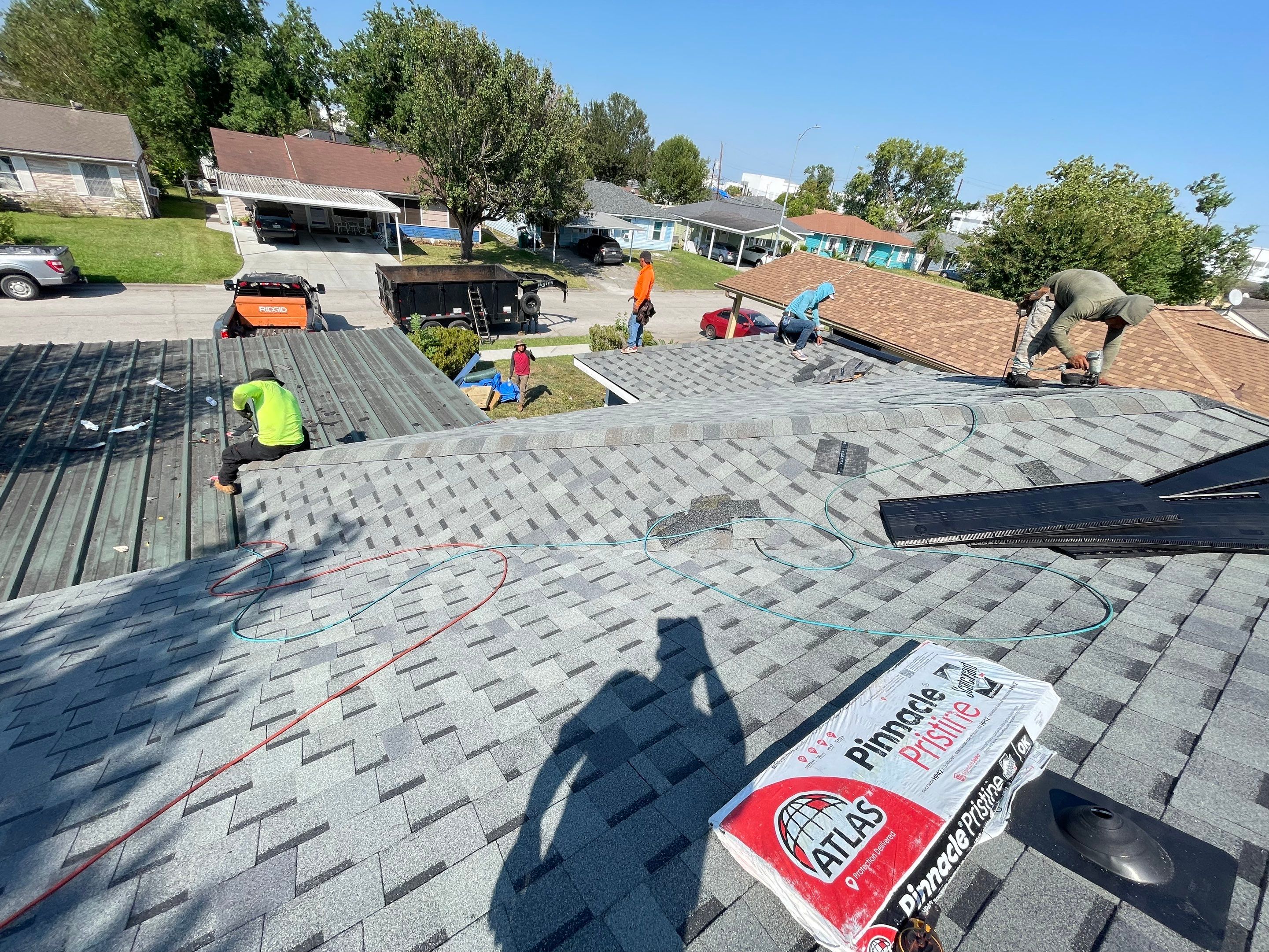 Residential Roofing Installation using Atlas Pinnacle® Pristine Pewter by CAP Roofing and Construction LLC