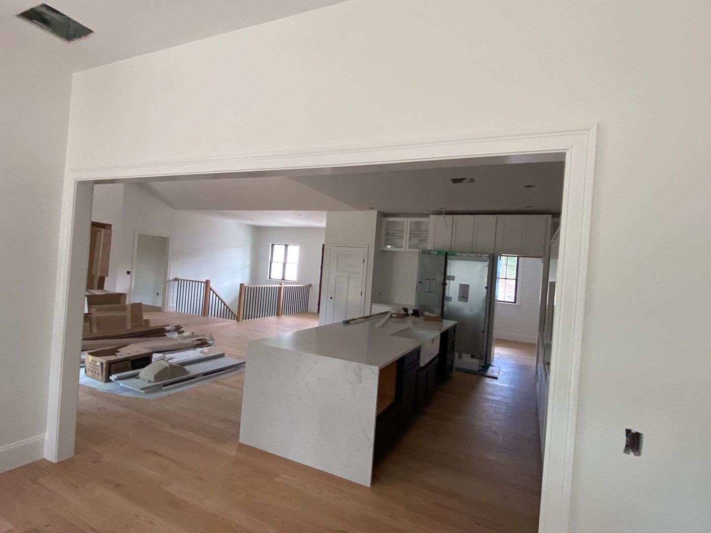 Interior Painting using Snowbound White  by EXCELLENCE | CARTO