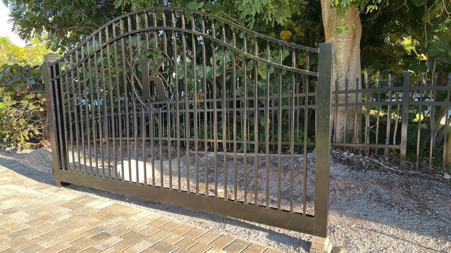 Longboat Key, FL 6 ft. Tall Entry Gates & Shadowbox Wood Fence by Asap fence and gates, LLC
