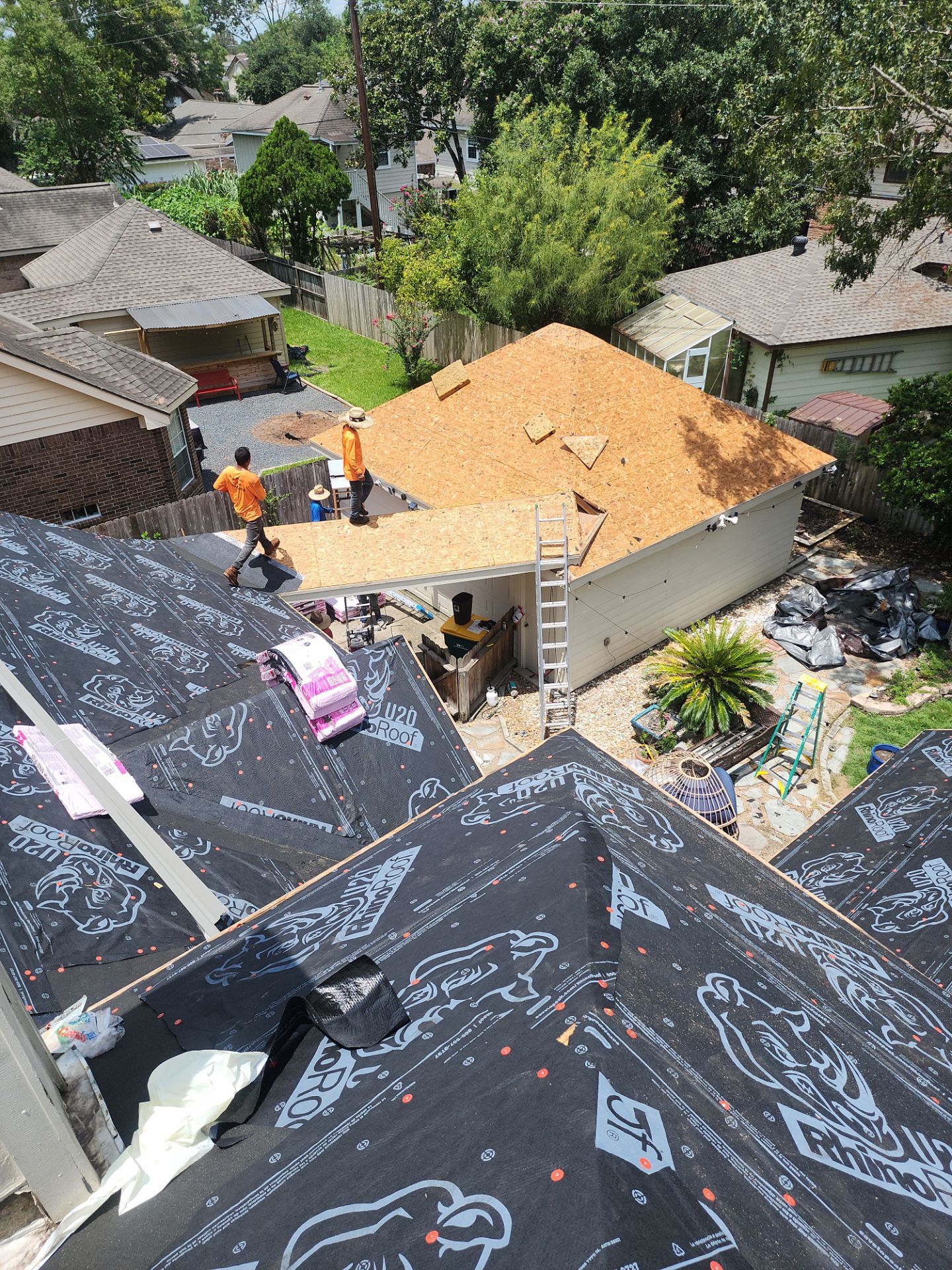 Residential Roofing Installation using Owen's Corning Duration (Lifetime) Shingles by Roof Repair Company