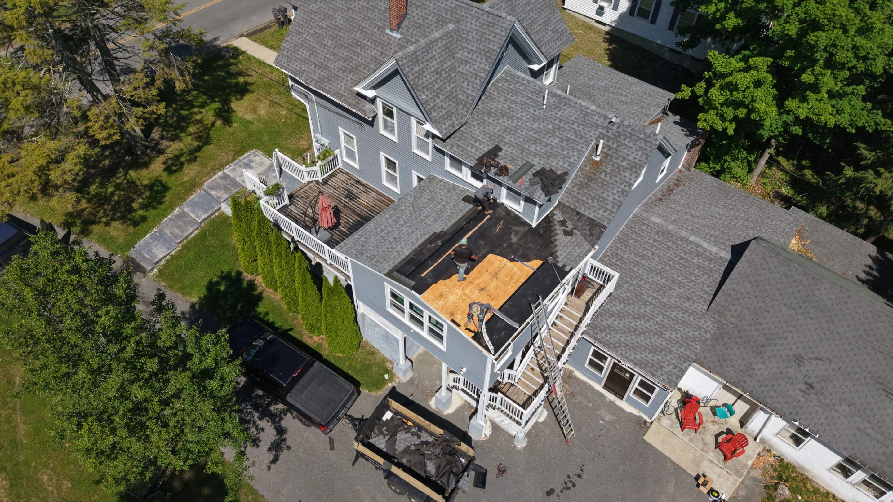 From Shingles to EPDM — Methuen Flat Roof Conversion by JOHNNYS PRO