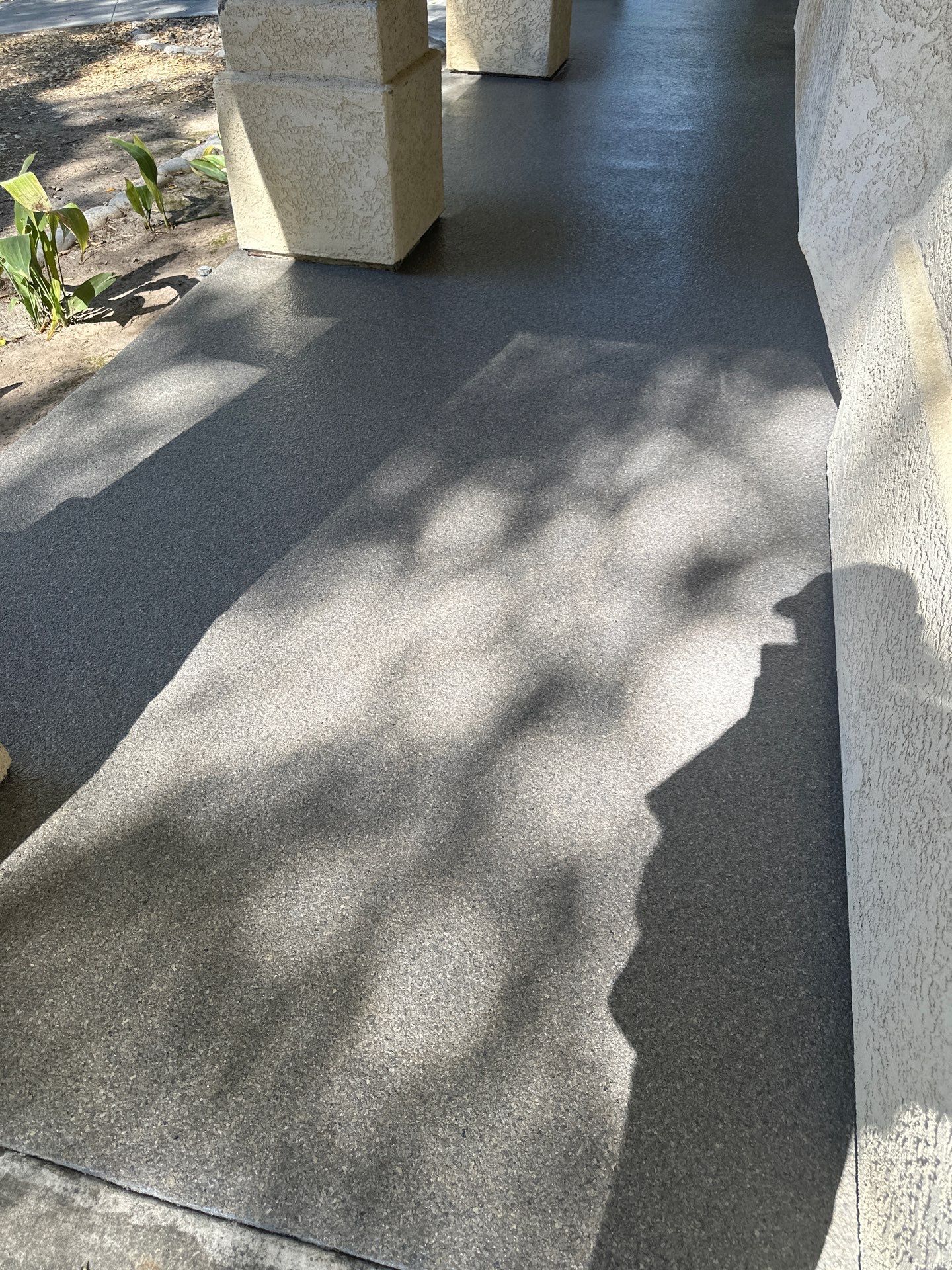 Atascadero Porch and Walkway Coating with Obsidian Polyurea Finish by MGP Coatings