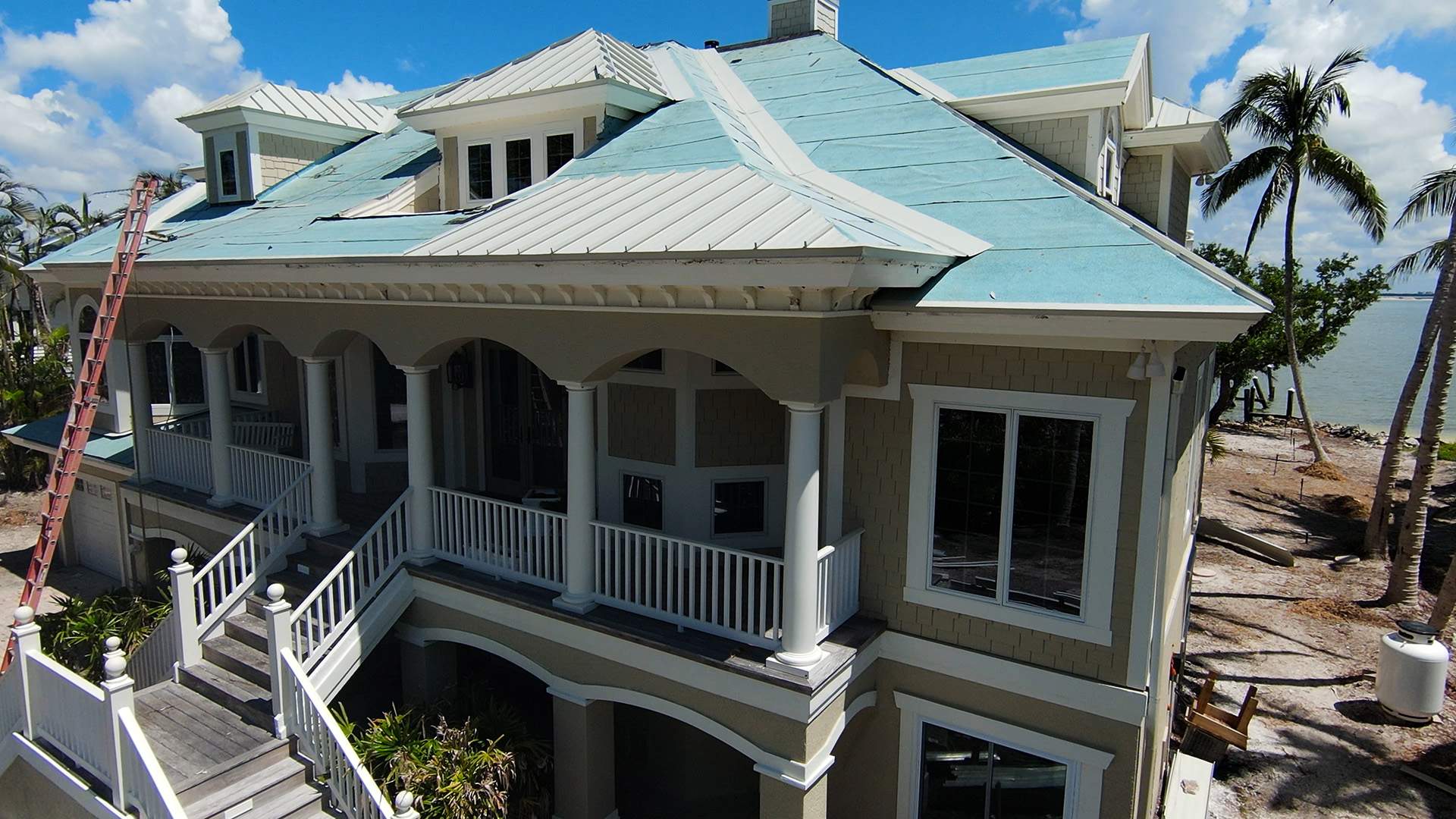 Sanibel Island Standing Seam Roof Replacement by Four Peaks Roofing