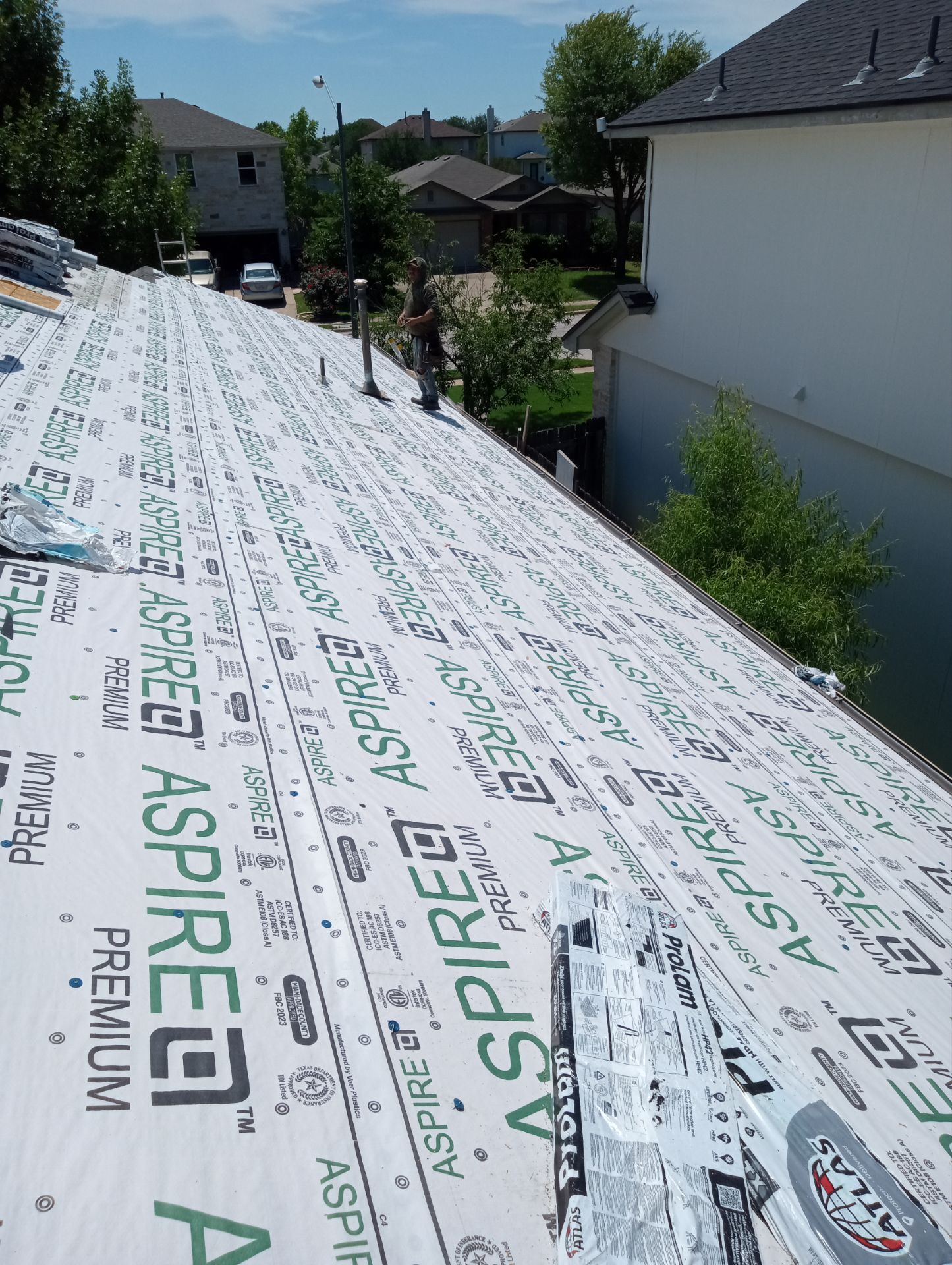 Complete Residential Roofing Replacement and Decking Repair in Round Rock by Caliber Restoration LLC