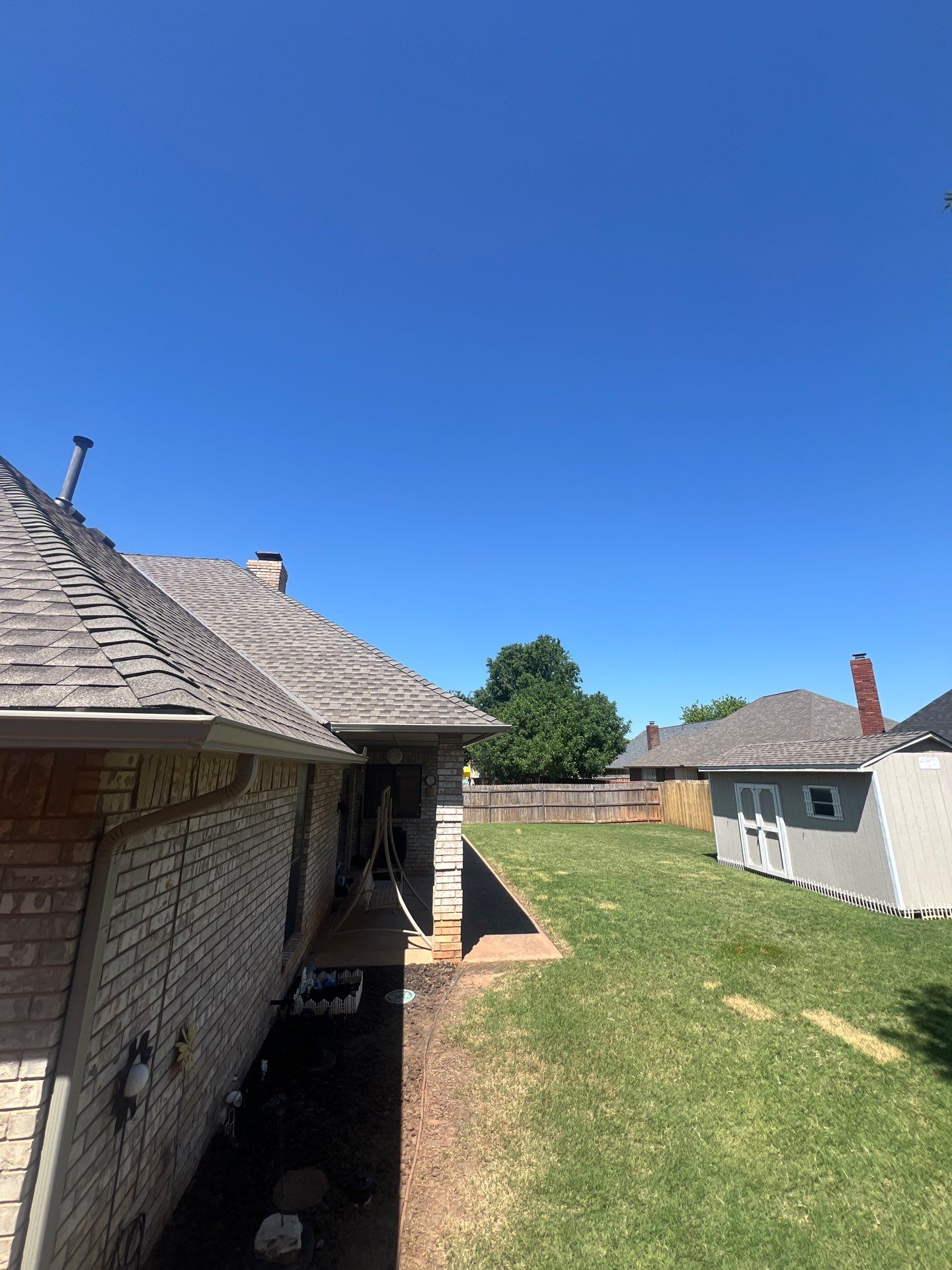 roof, vents & skylight replacement in Edmond by McCann's Roofing and Construction