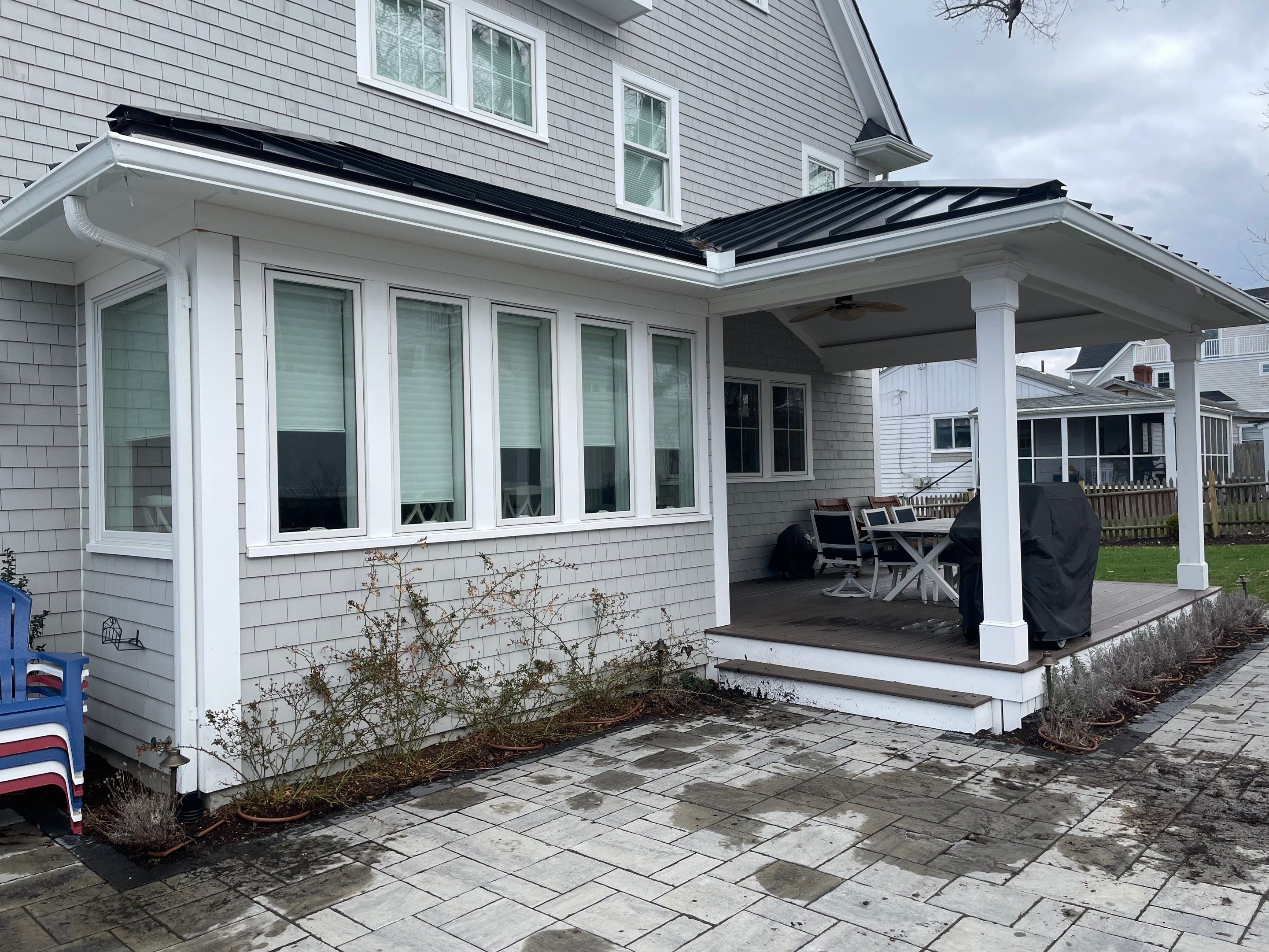 Gutter Installation using Hover Single Screen Continuous Hanger in Hingham, MA by Gutter Pro Enterprises