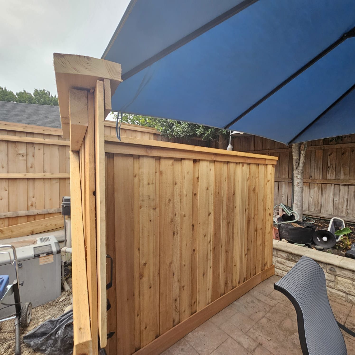 Fence & Concrete Patio by EL-GC LLC 