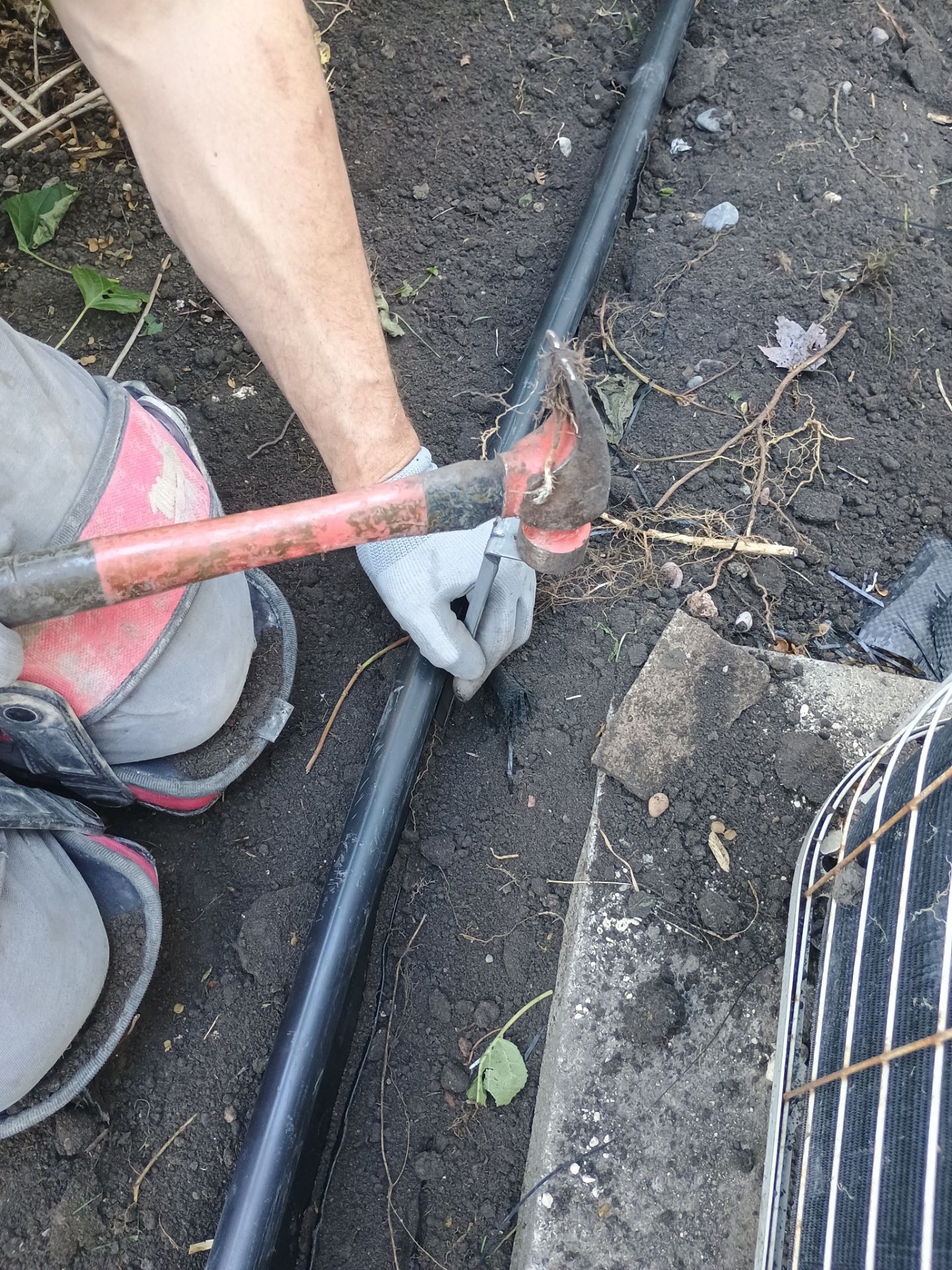 French Drain Installation for Michael by Waterproofing Northeast
