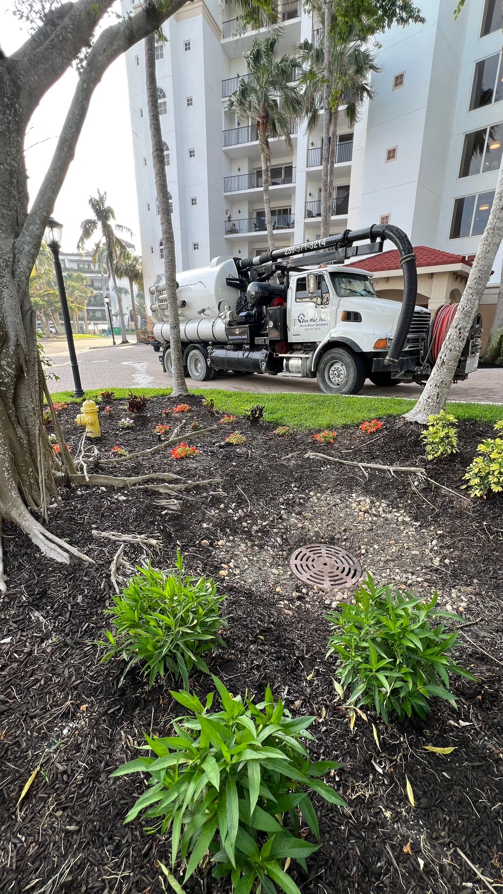 Condo Parking Garage Cleanup and Stormwater System Maintenance by APS Power & Water