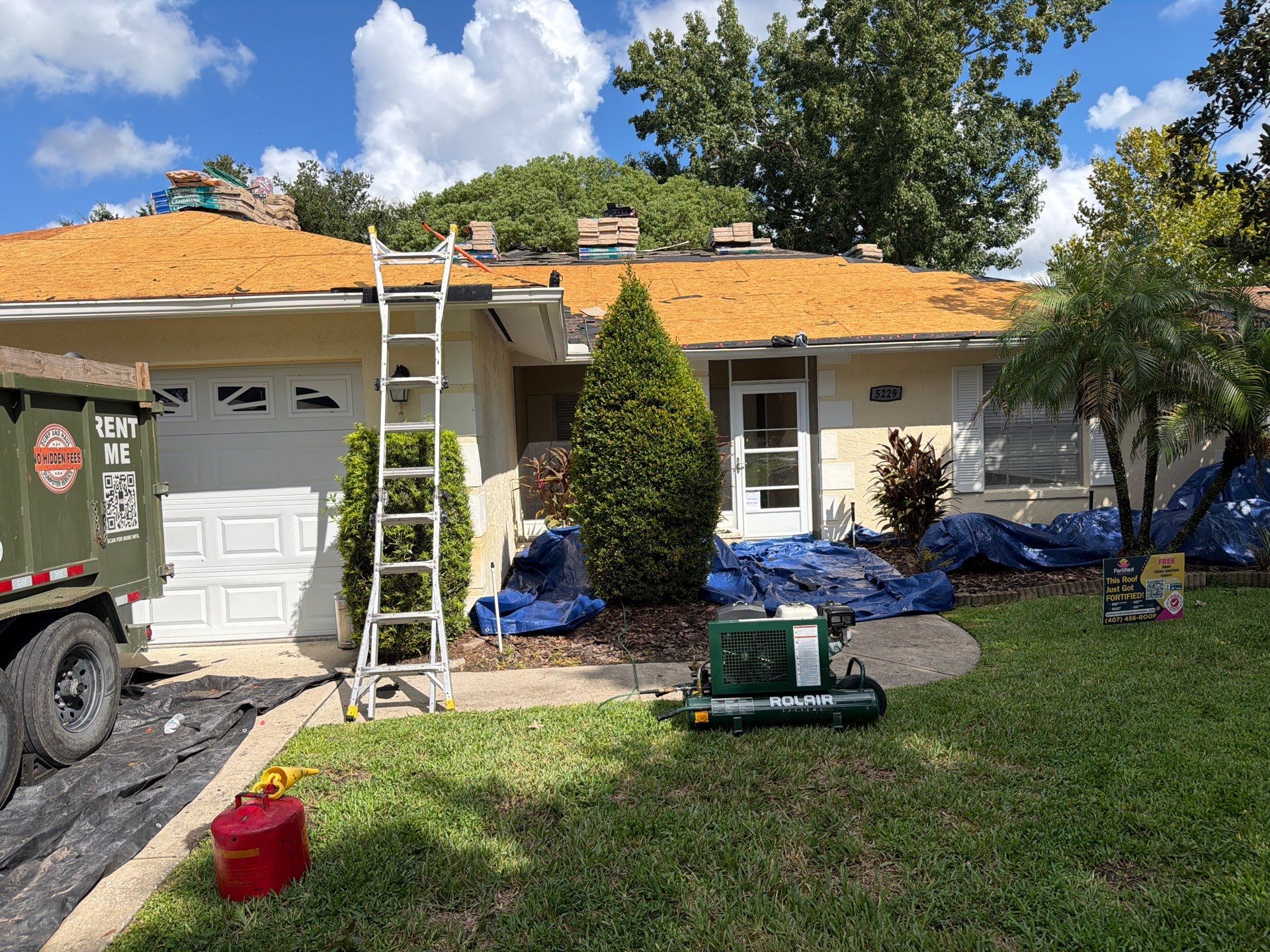 Project in Orlando by Fortified Roofing Solutions Corp.