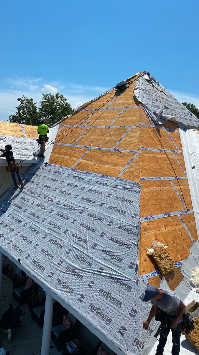 Residential Roofing Repair using Roof Replacement by American Roofing & Construction LLC