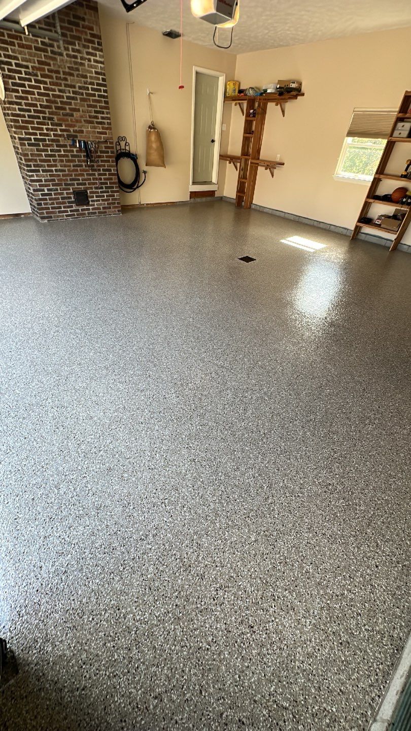 Porch + Garage Project in Weirton by Floors in a Day, Inc