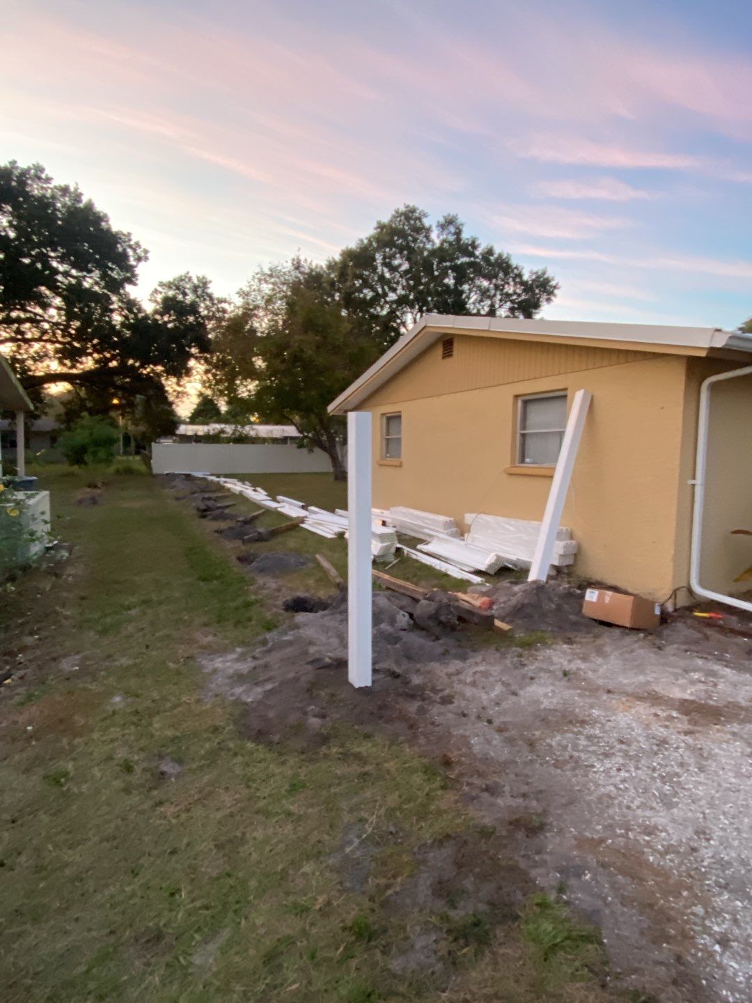 Sarasota, FL 6 ft. Tall White Privacy Fence  by Asap fence and gates, LLC