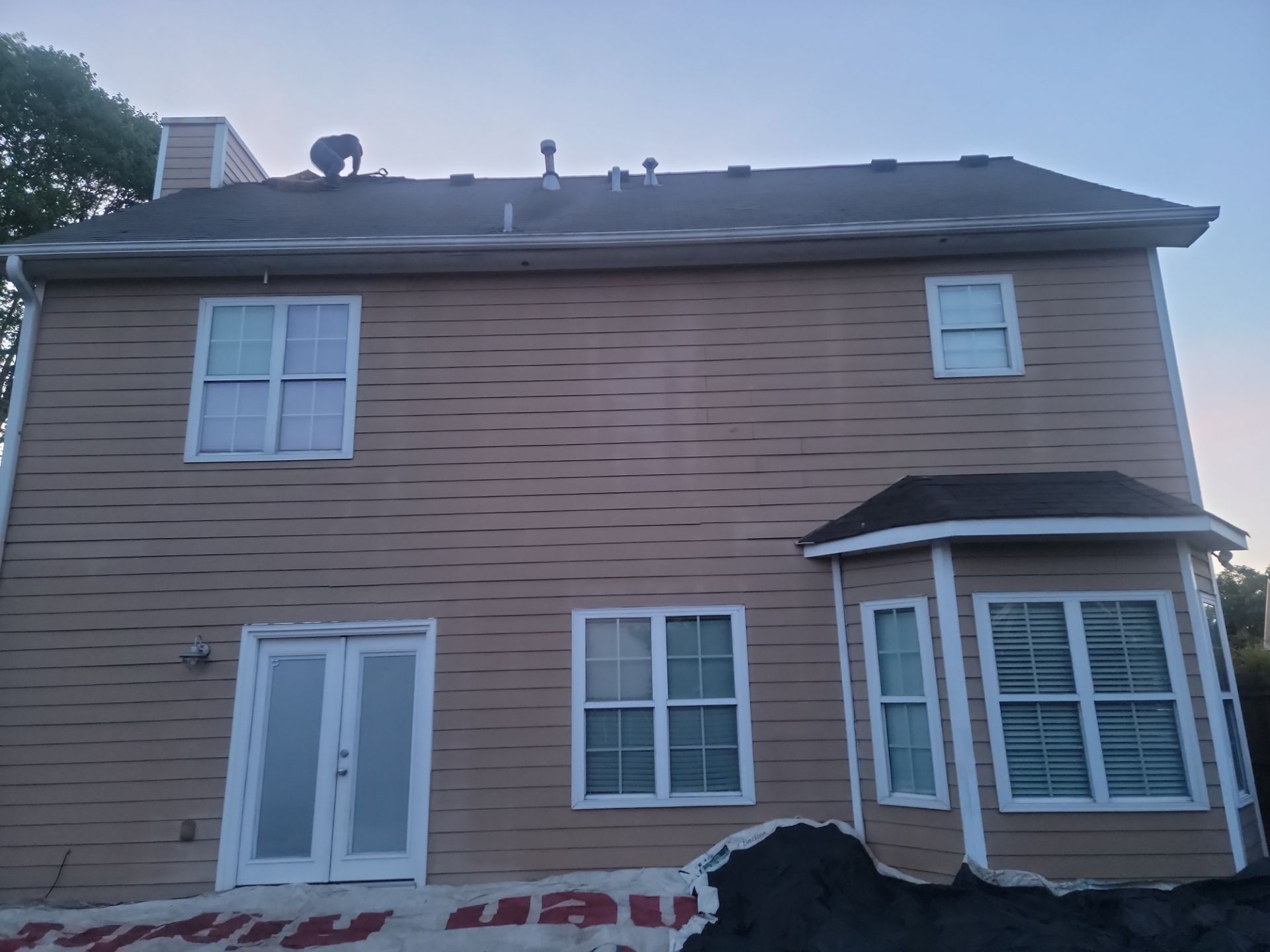 Residential Roof Replacement using Owens Corning TreDef Duration Williamsburg Grey by Inspector Roofing and Restoration