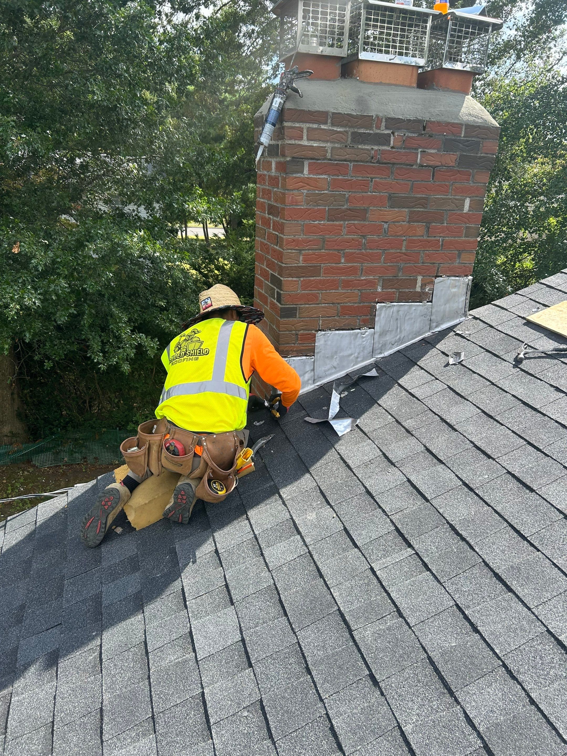 Project in East Hartford by Golden Shield Roofing