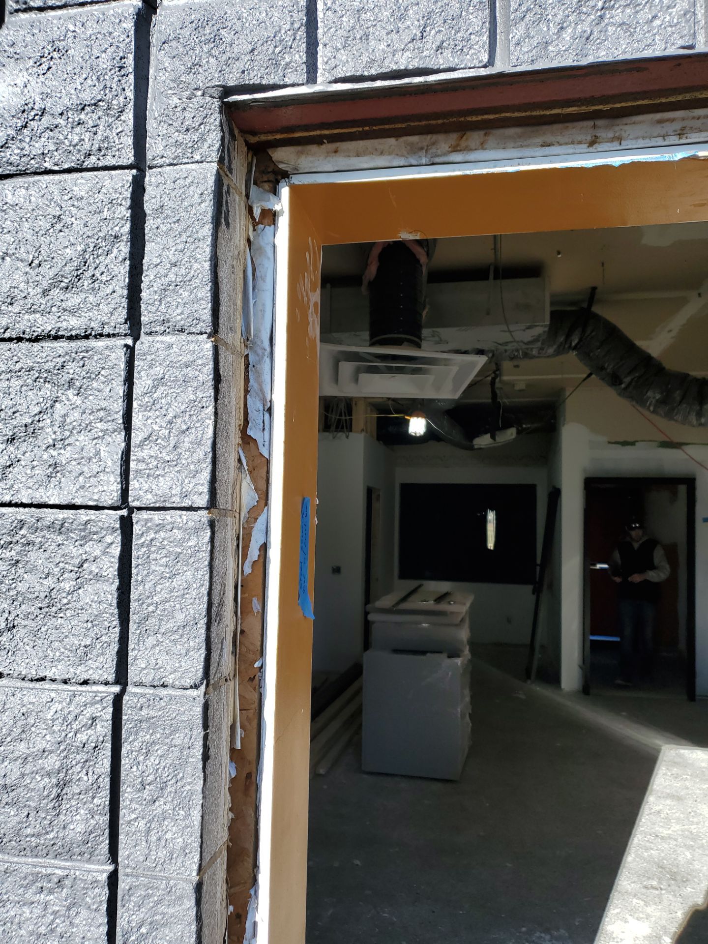 Removal and Installation of Security Door by FBH Architectural Security