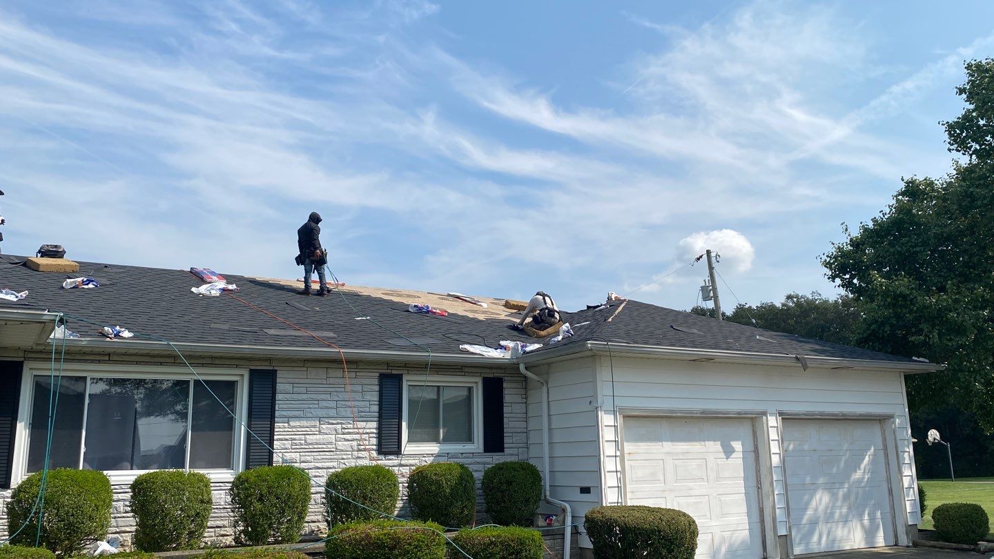 Residential Roofing Installation using GAF Timberline HDZ Charcoal by Nitro Roofing and Construction