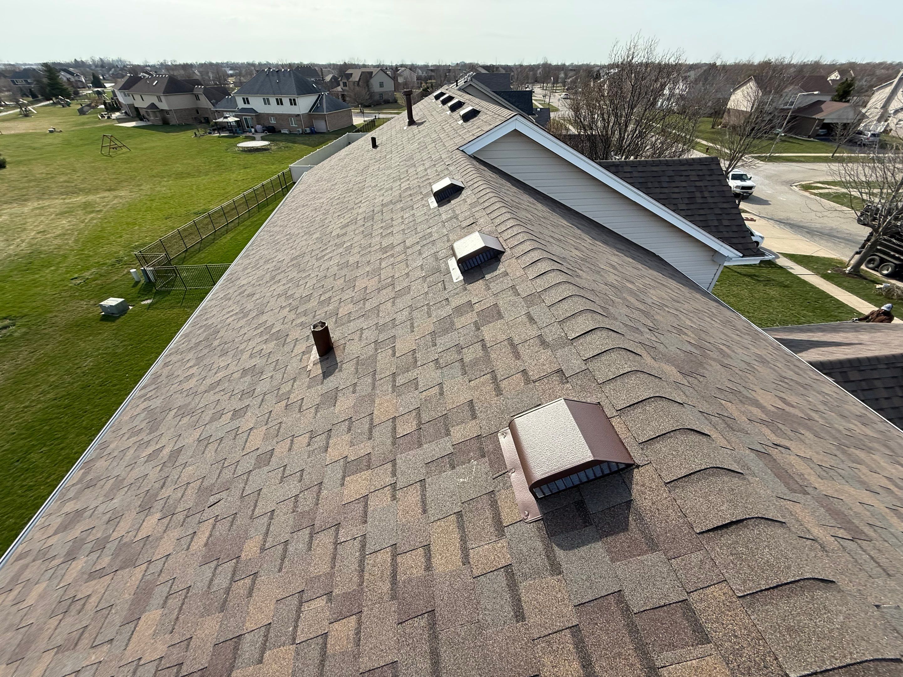 Roof replacement by Optimal Home Improvement 