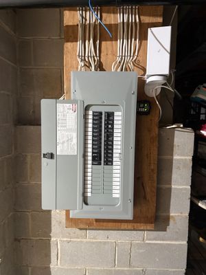 200A Panel with Generator Interlock Kit and Whole-Home Surge Protector