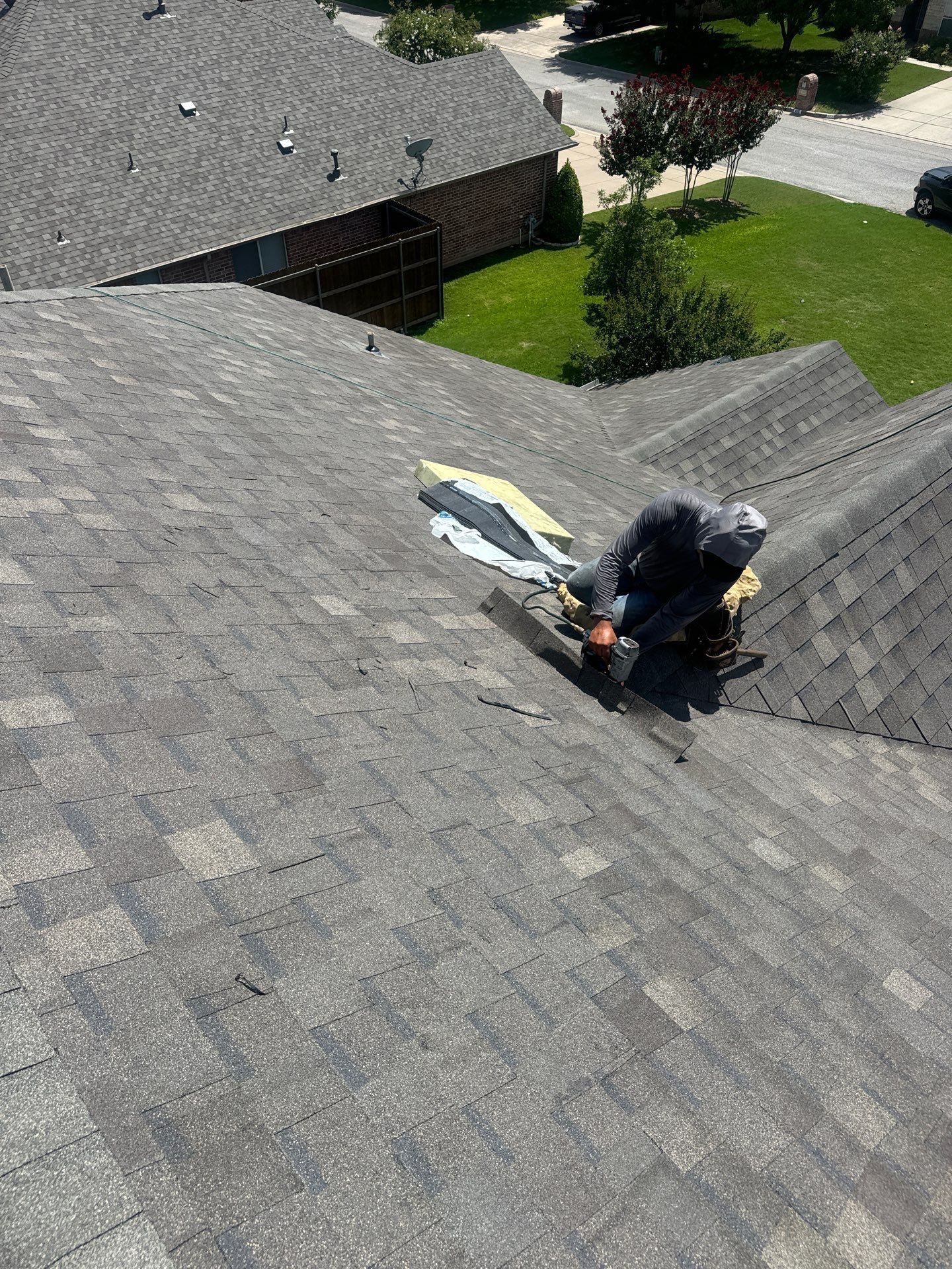 Project in Weatherford by Lonestar Roofing and Restoration LLC.