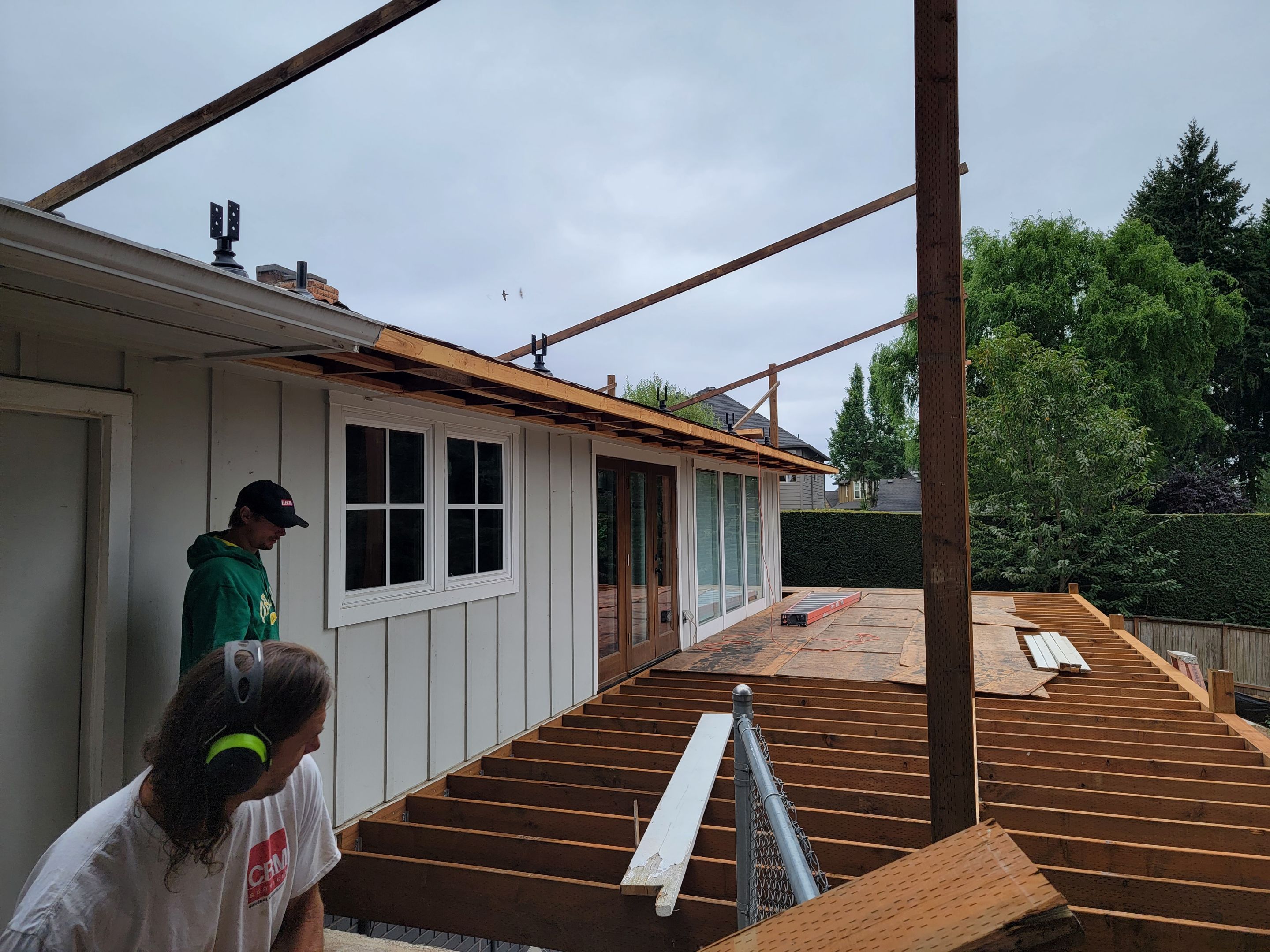 Full Modern Deck & Patio Cover Remodel w/ Ipe Hardwood Decking by Crm Services Llc