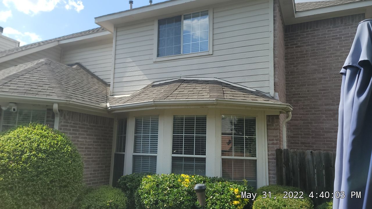 Insurance Claim Roof and Gutters using Owens Corning Oakridge Driftwood by Tex-Line Roofing