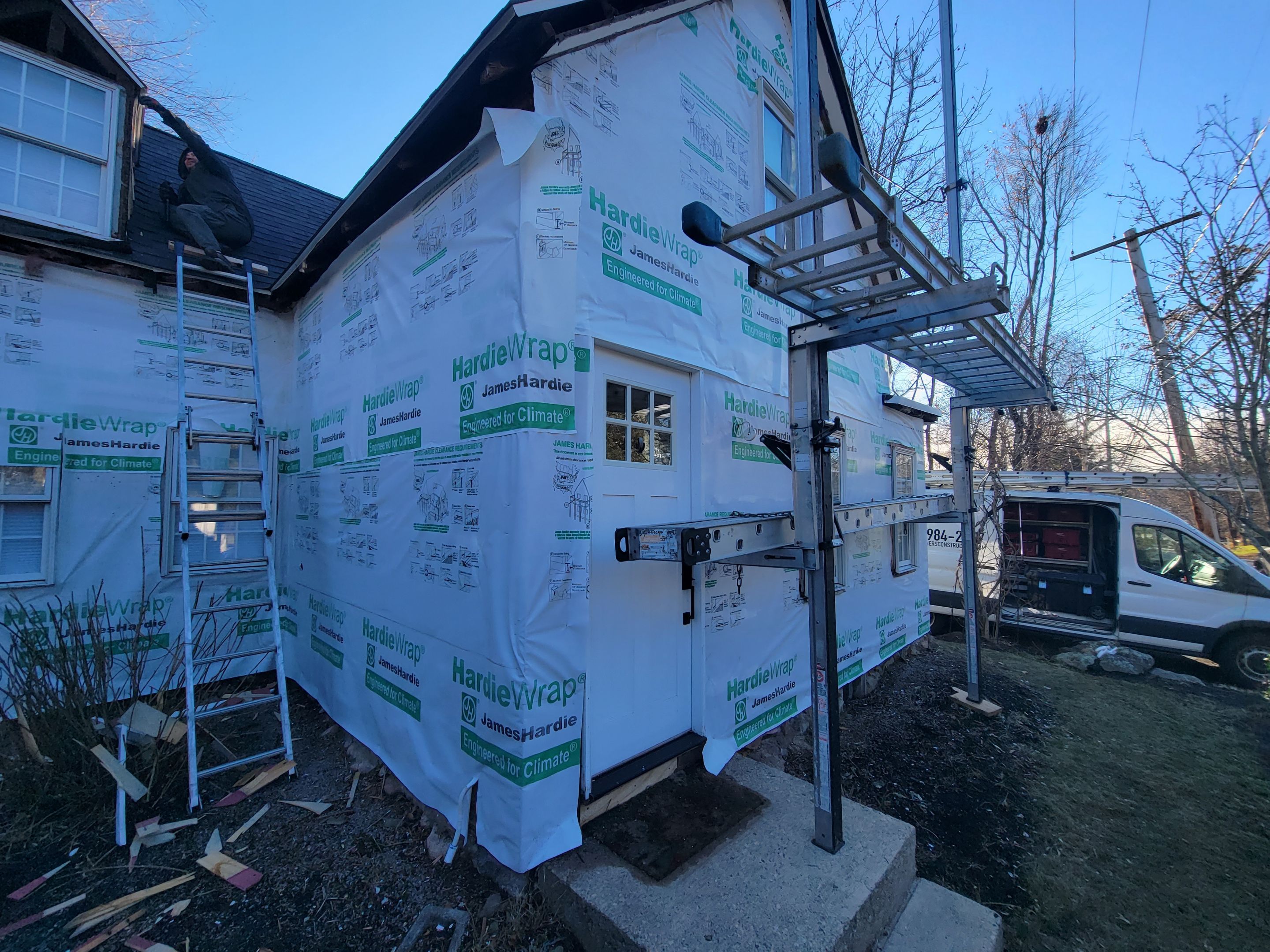 Siding Installation using James Hardie by UBrothers Construction