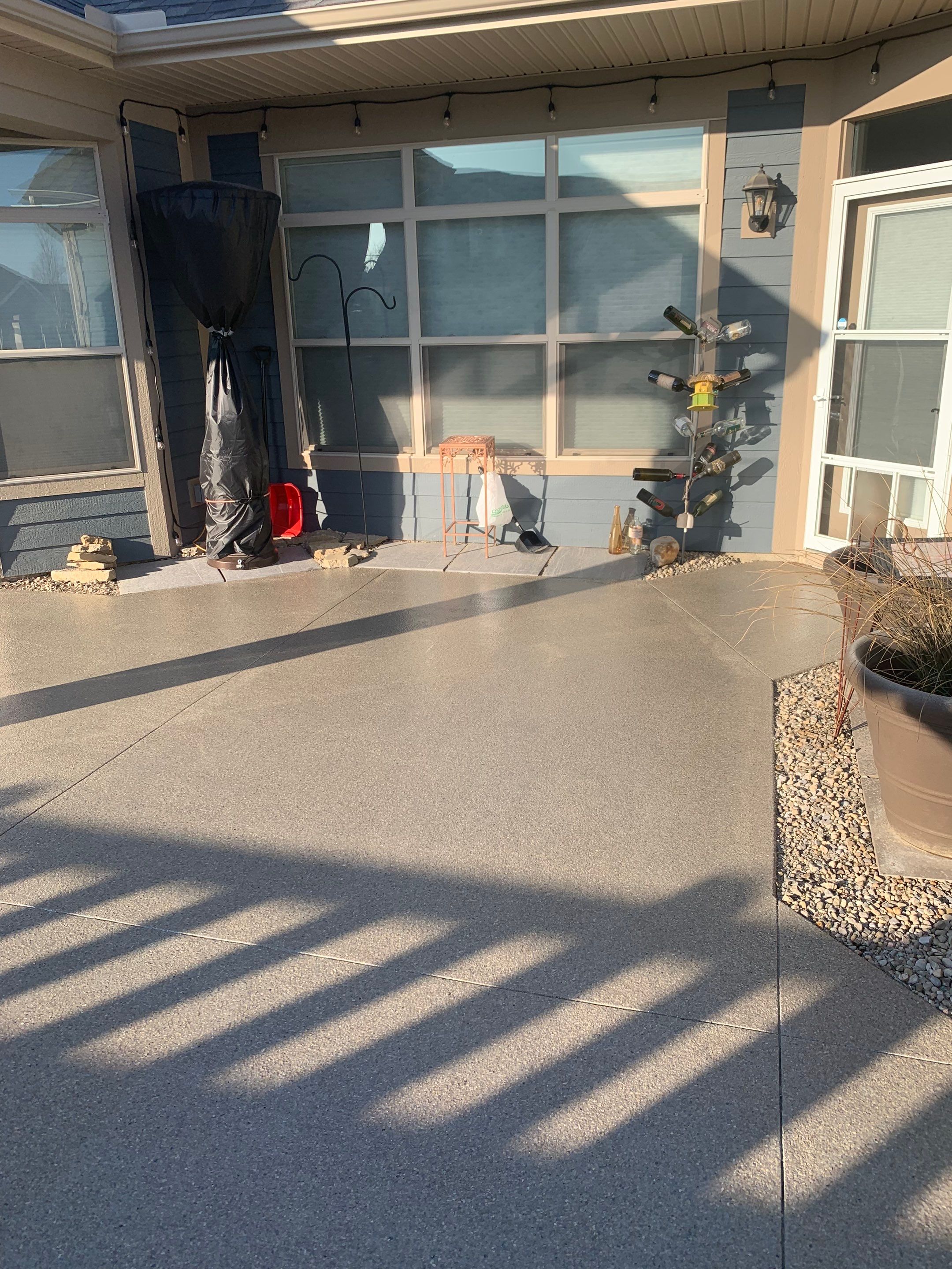 Patio Installation using Flint by Your1DayFloor.com