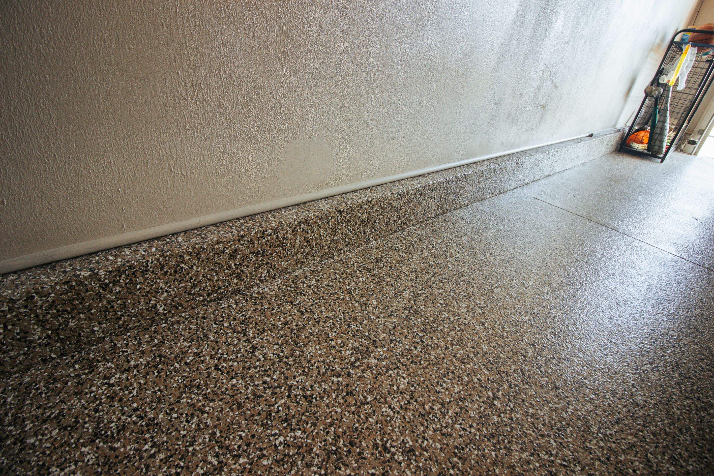 Garage Floor using Desert Sand by Your1DayFloor.com
