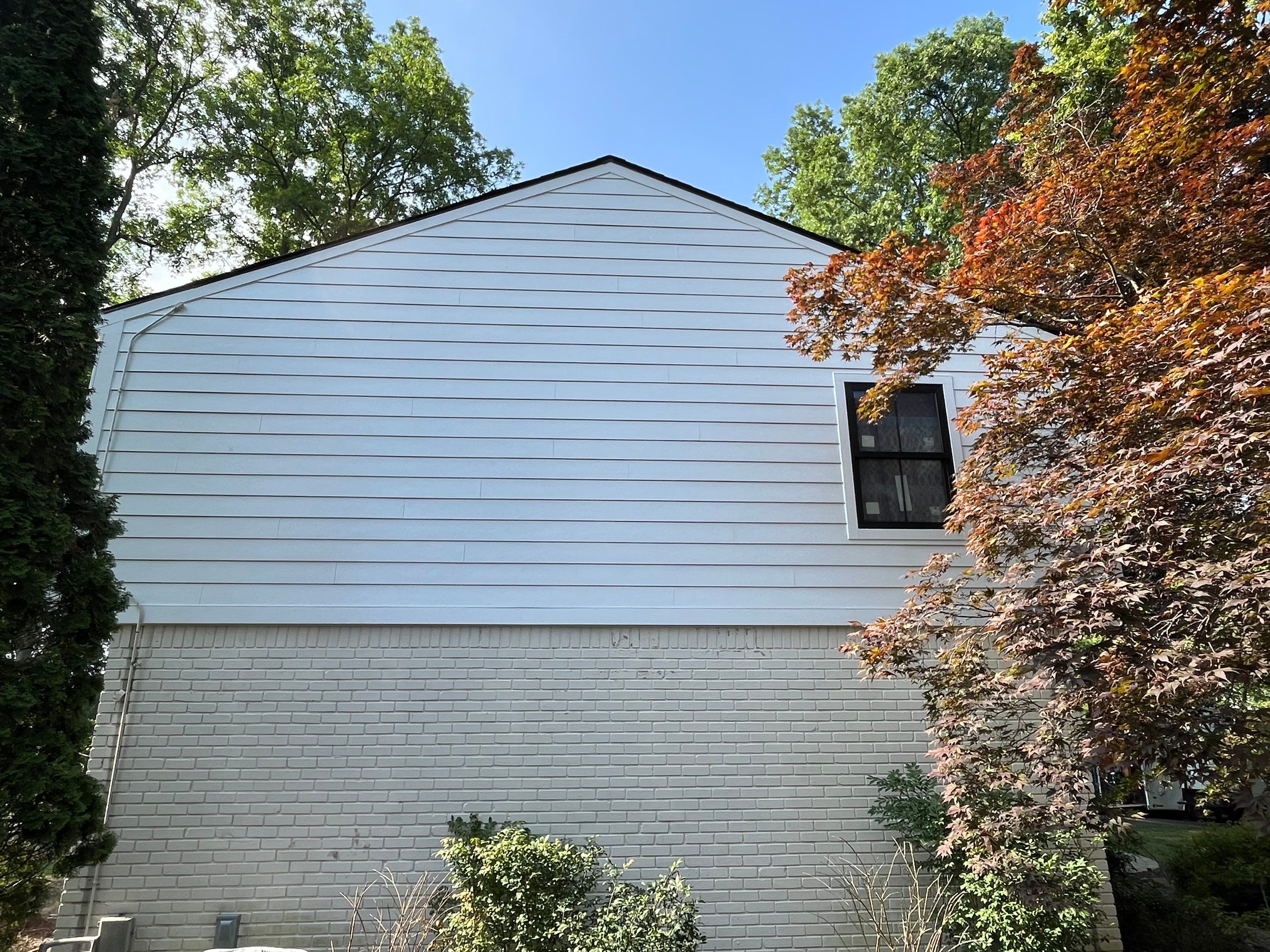 Siding Replacement using Hardie Plank S8 1/4"  Arctic White by 180 Contractors