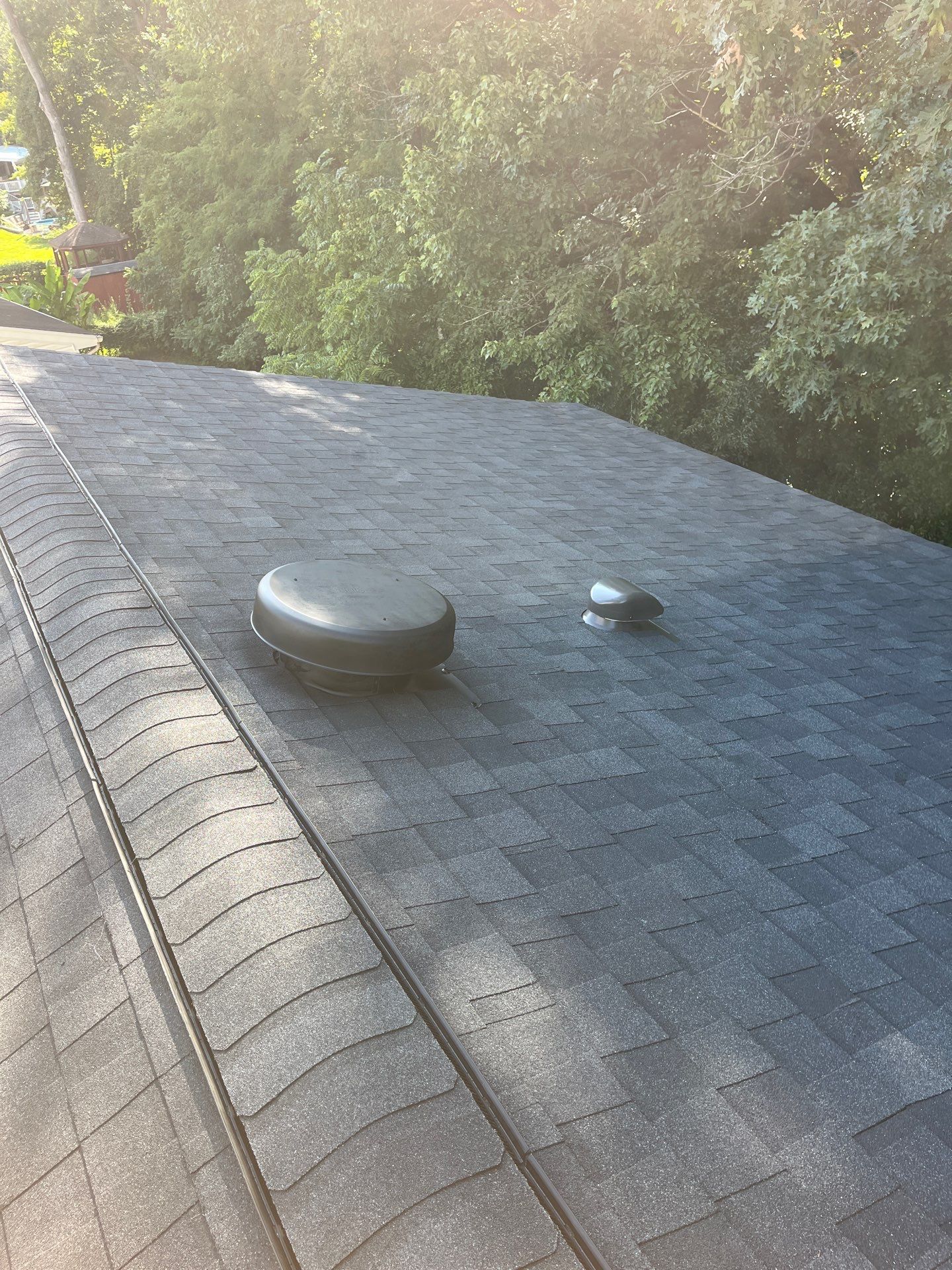 Burke: Residential Roof Installation with CertainTeed Landmark Pro Designer Shingles in Max Def Charcoal Black by RM Banning, Inc.