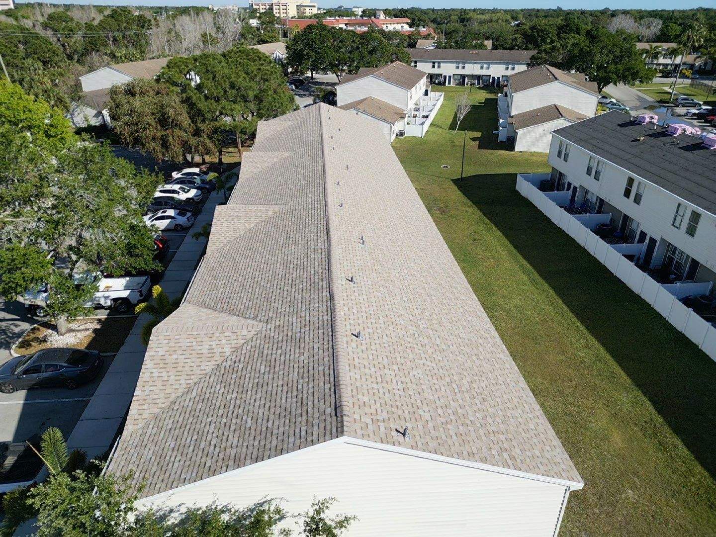 Apartment Complex Shingle Roof Replacement by Sailfish Roofing