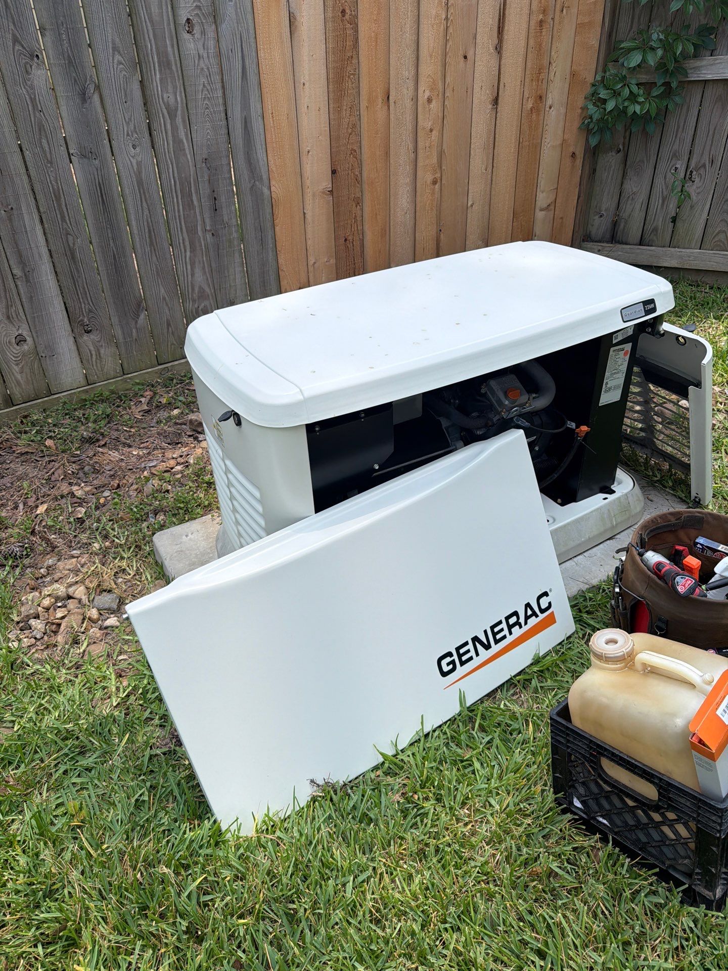 Generac Standby Generator Maintenance and System Testing in Willis, TX by GenTex Elite Services