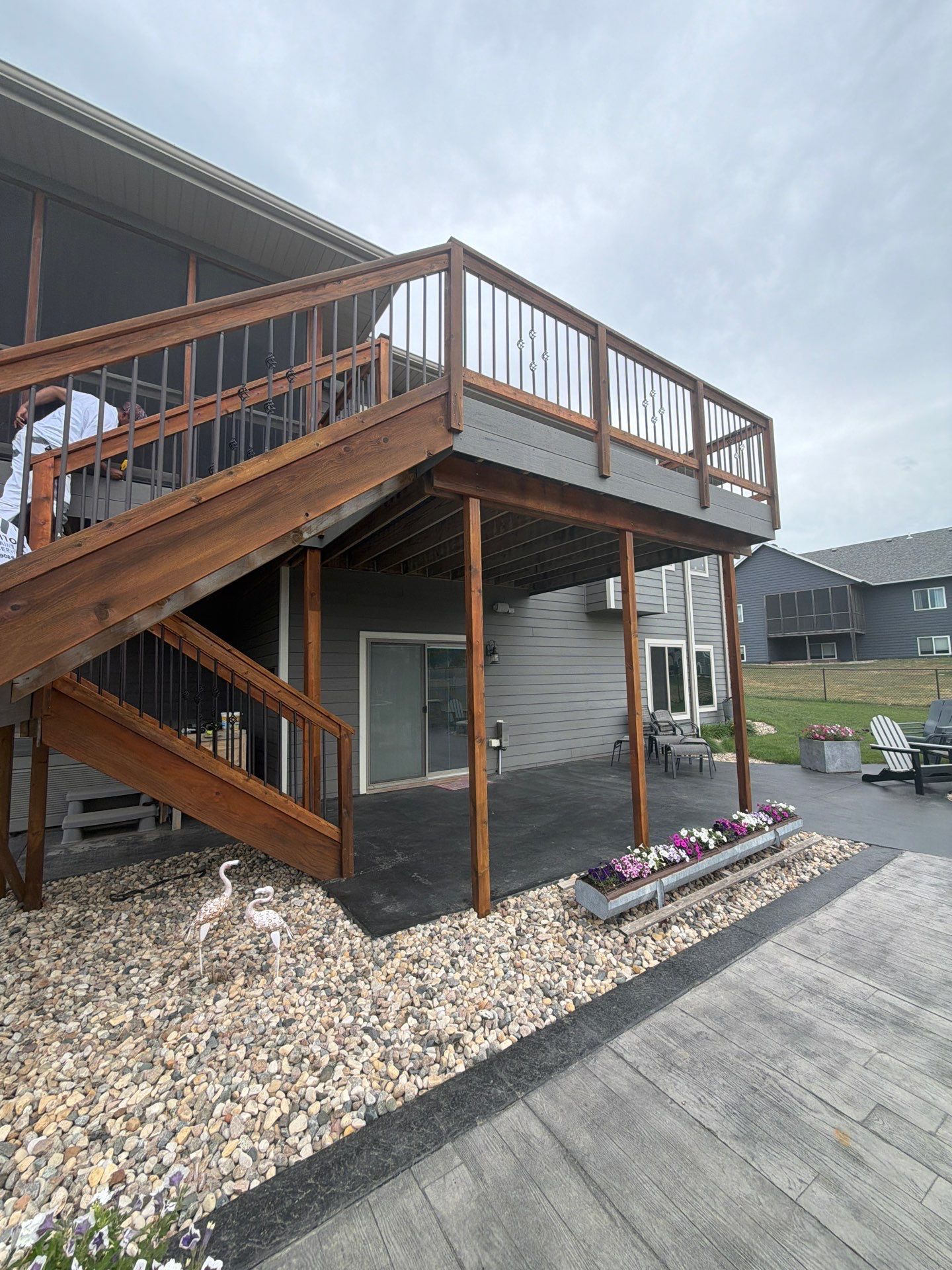 Deck Staining in Baltic by Select Painting, Coatings & Garage Cabinets