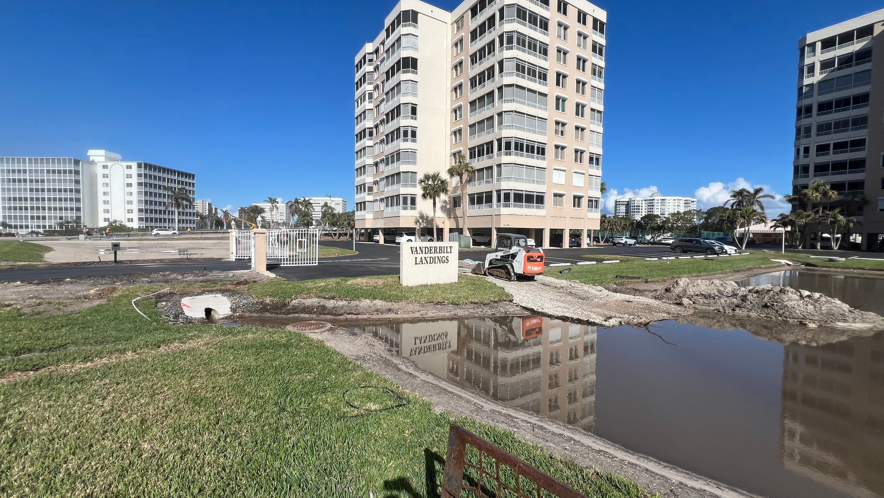 Condo Storm Water System Cleaning and Maintenance From Hurricane Ian by APS Power & Water